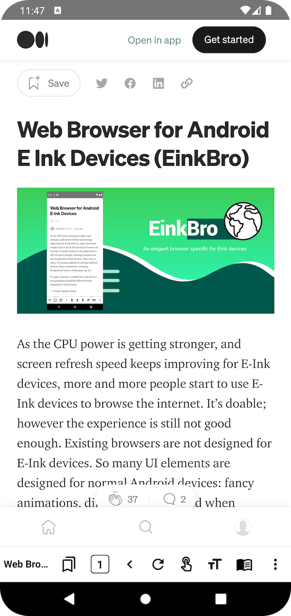 EinkBro screenshot 22