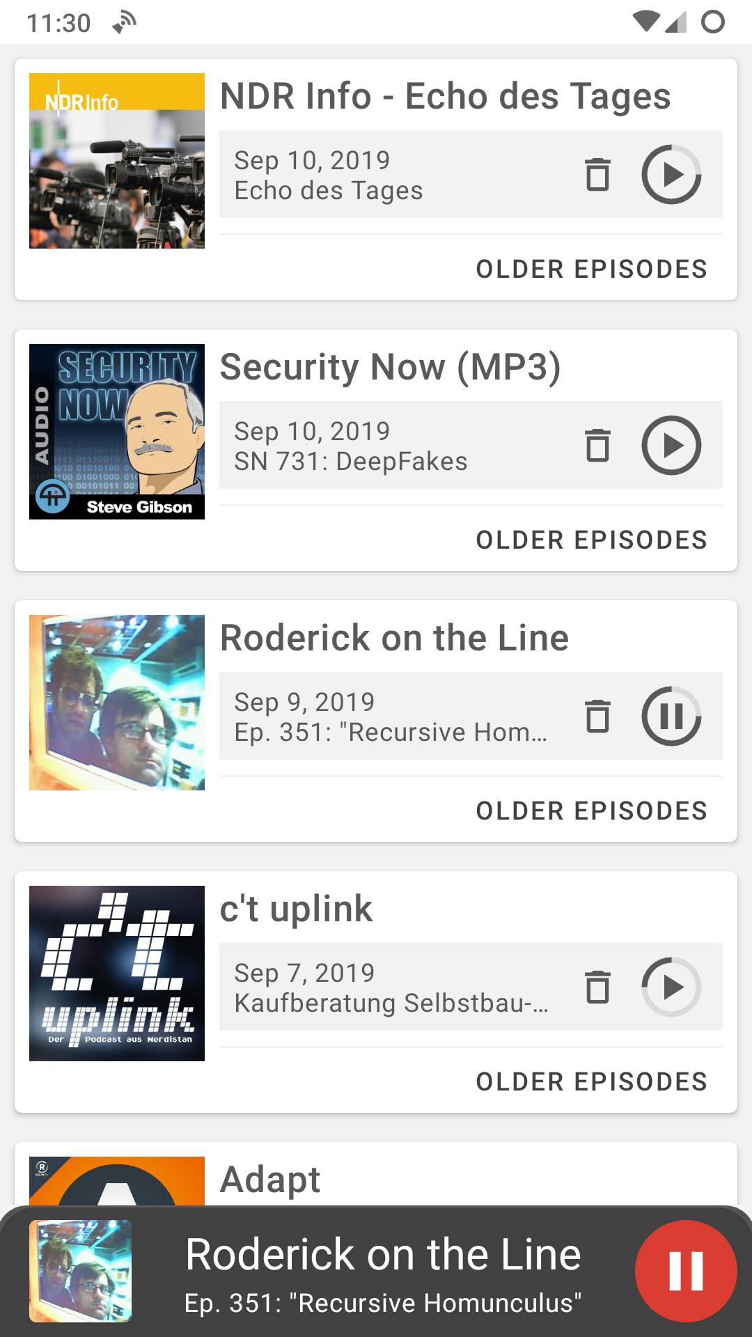 Escapepod - Podcast Player screenshot 6