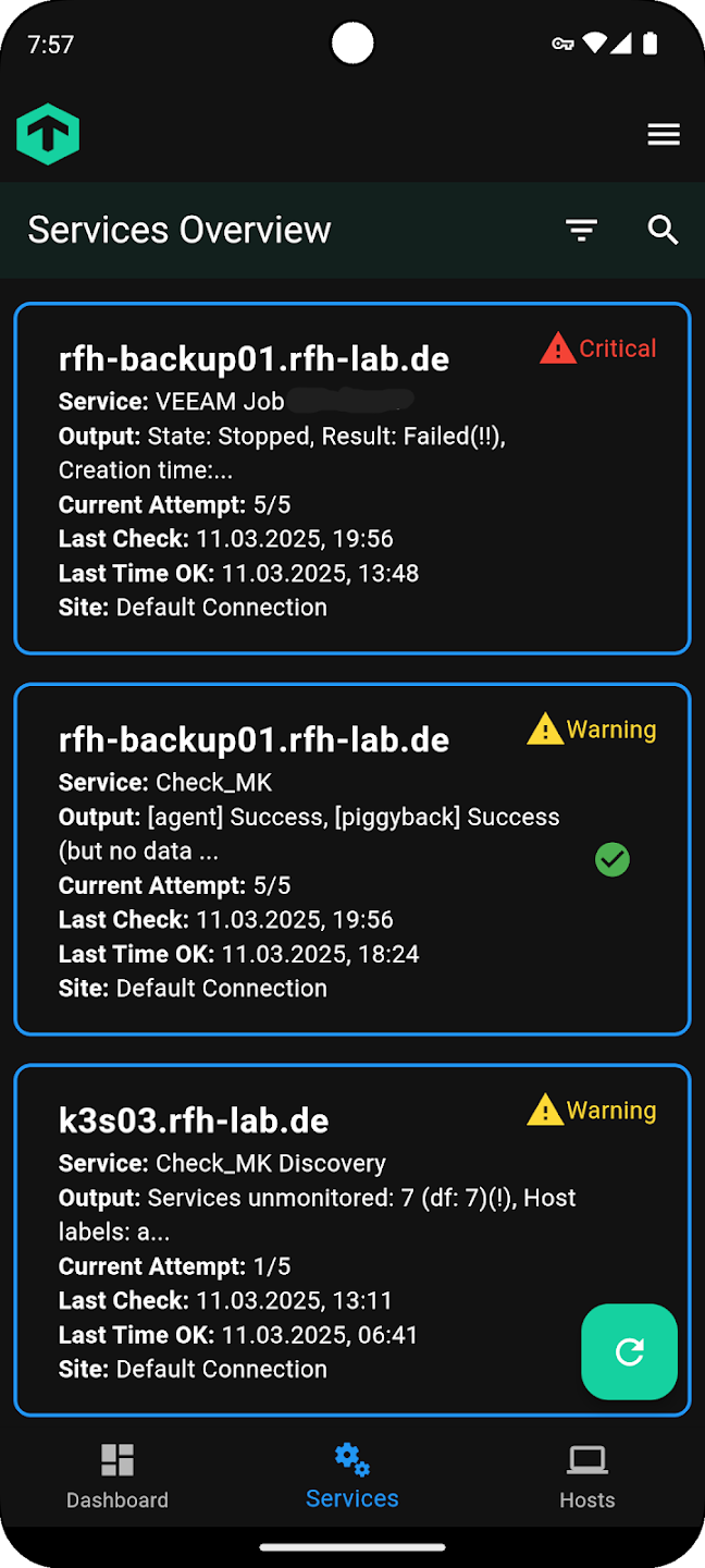 Unofficial CheckMK Monitoring screenshot 6