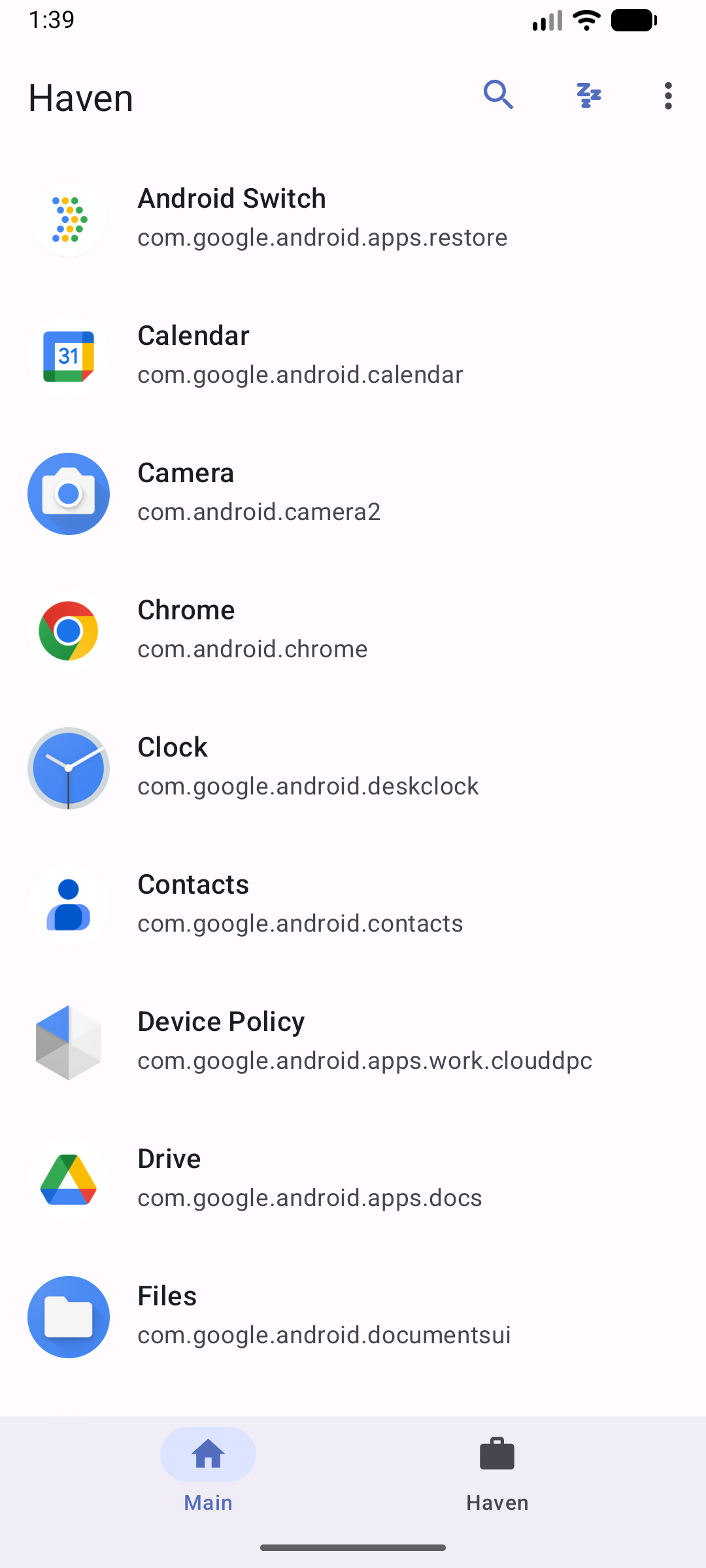 Haven screenshot 1