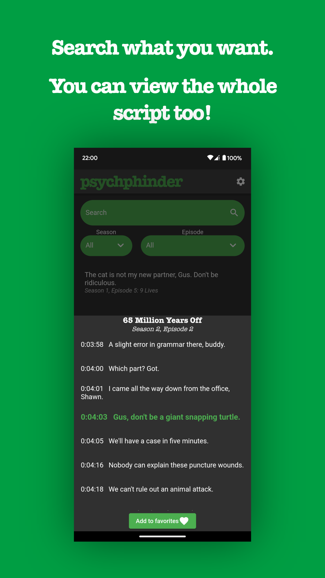 psychphinder screenshot 2