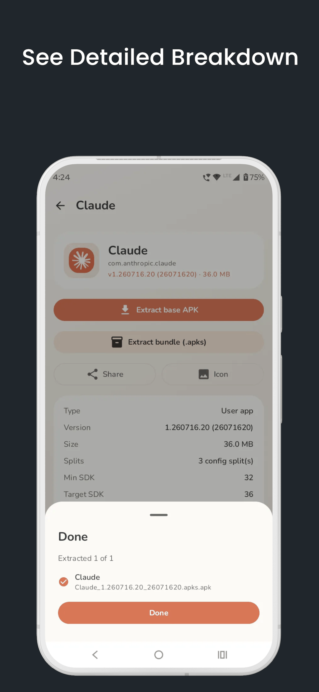 Vadhod APK Extractor screenshot 5