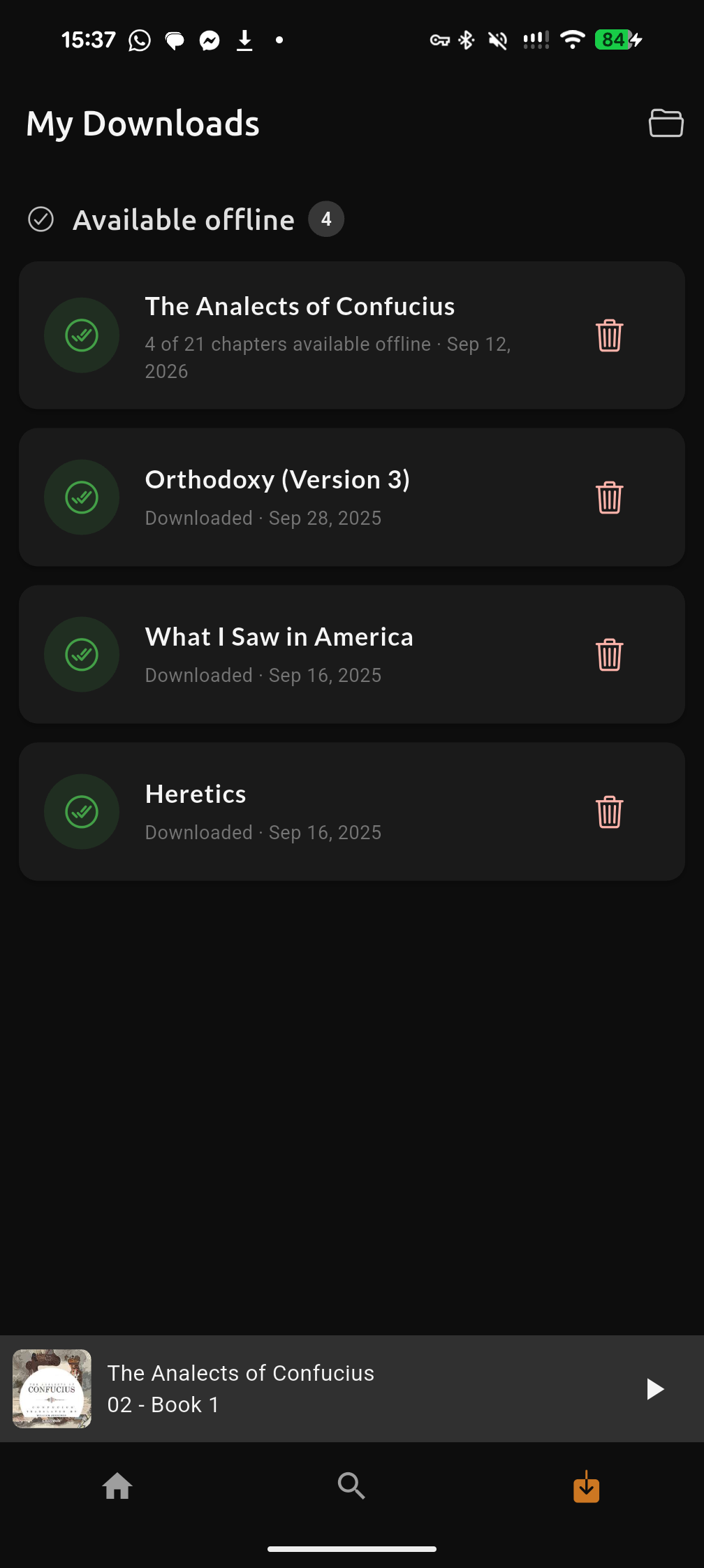 Aradia: LibriVox listener screenshot 5