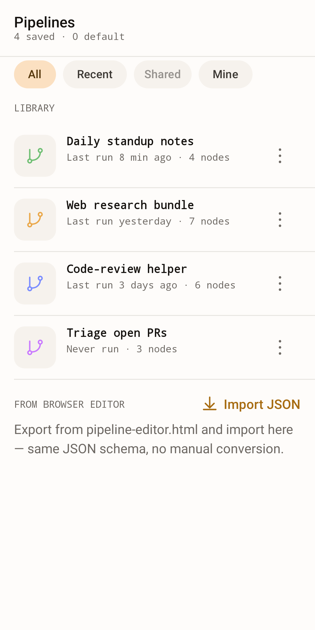 Knotwork: build your agent screenshot 4