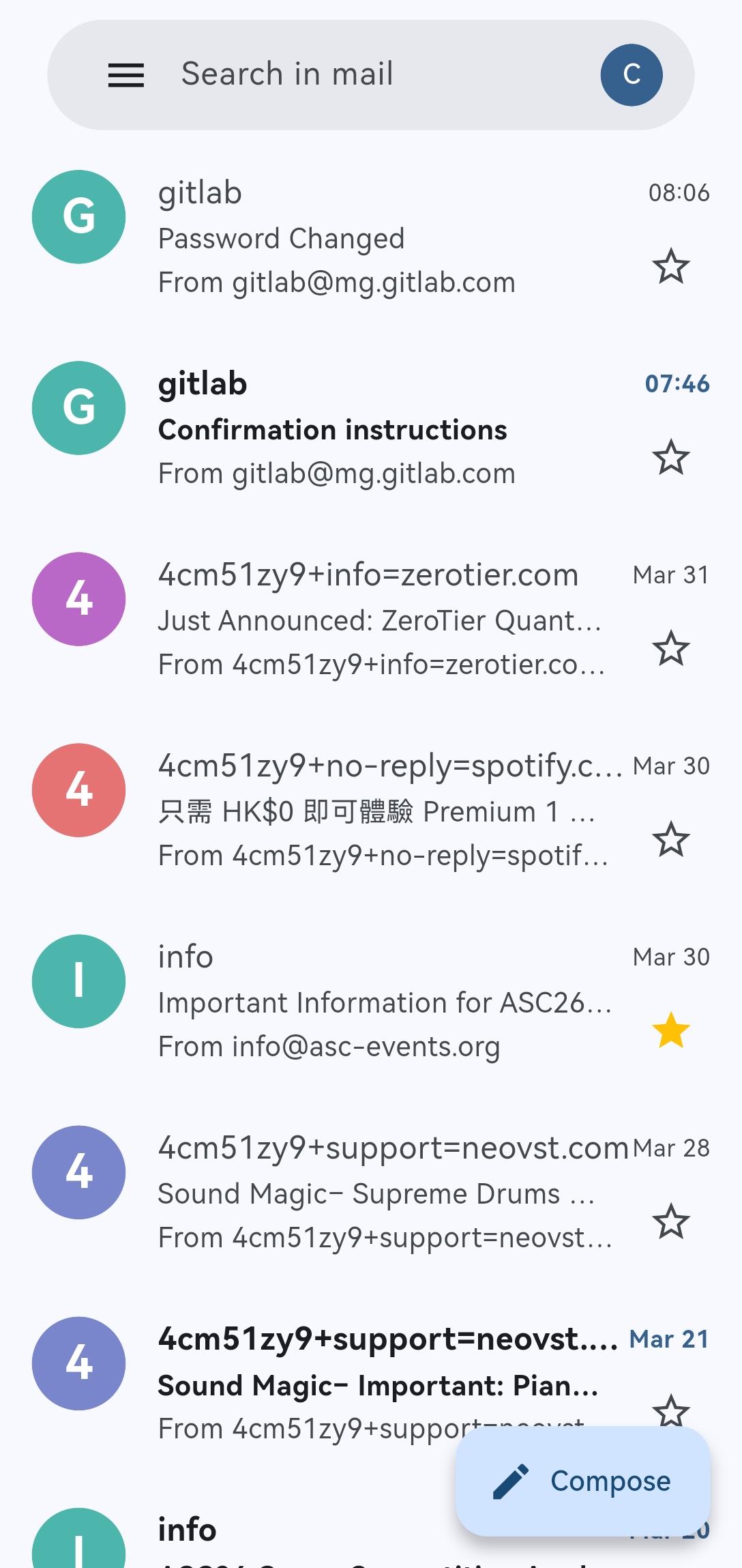 Remail screenshot 1