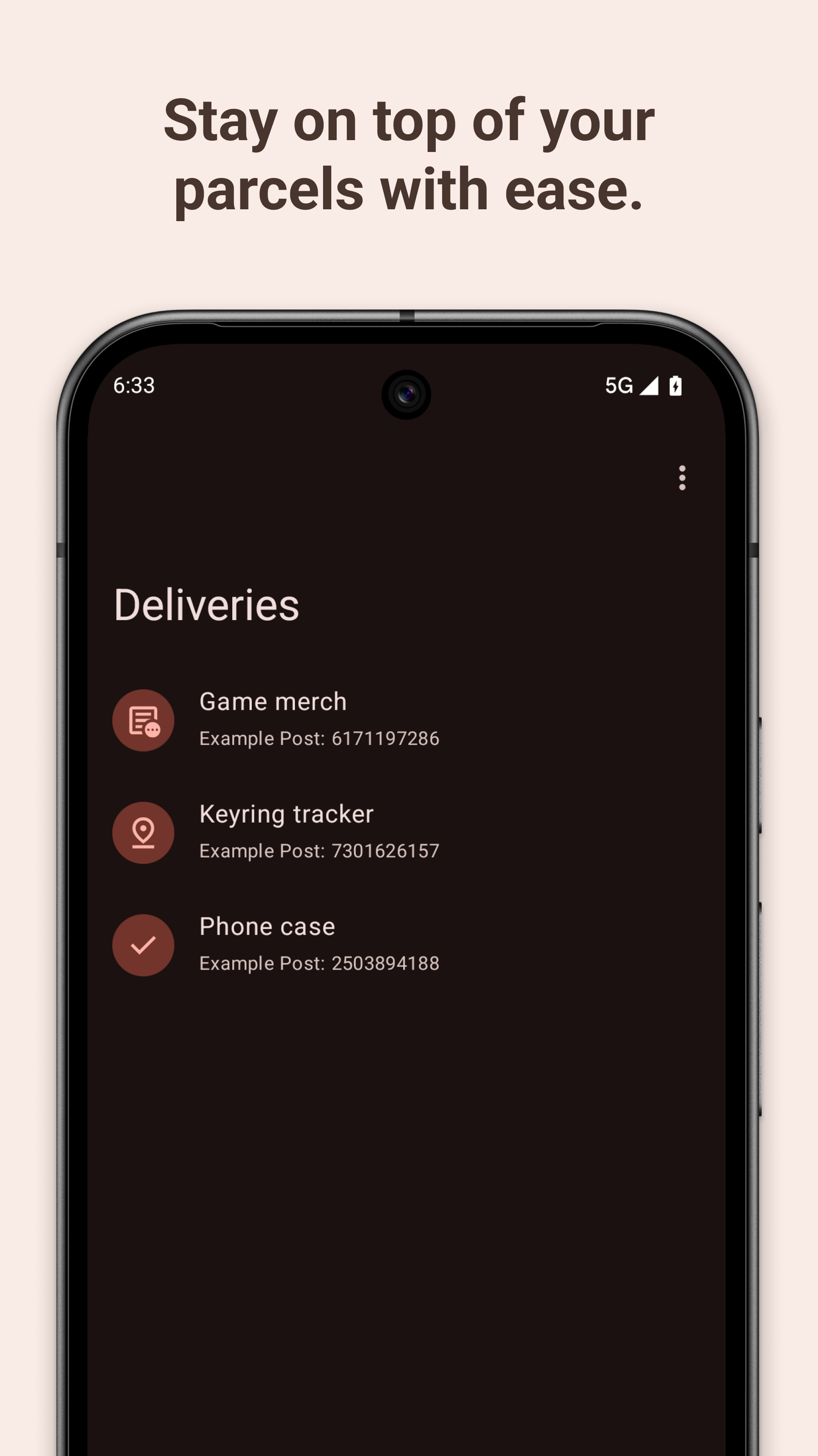 Deliveries: Track your parcels screenshot 1