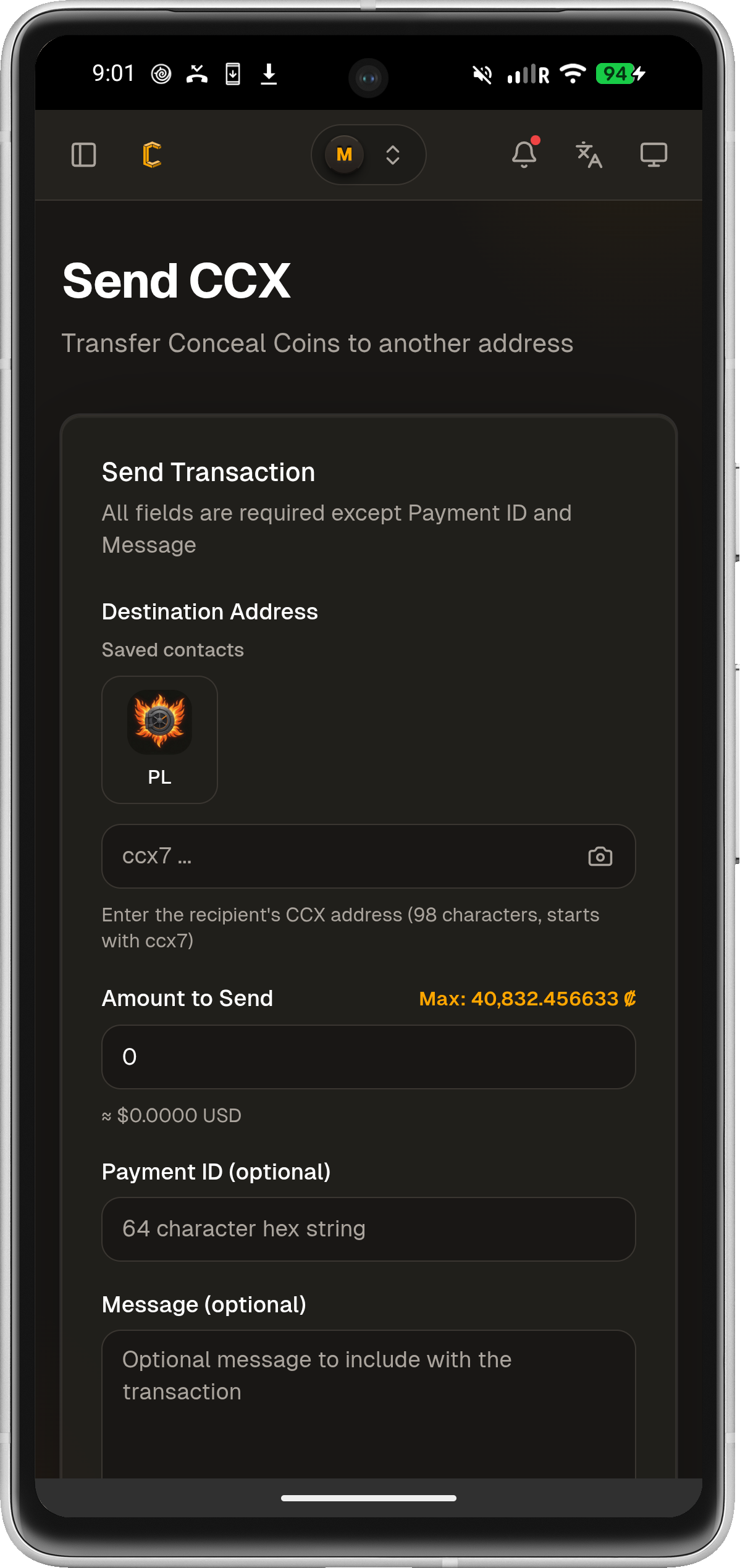 Conceal Mobile screenshot 2