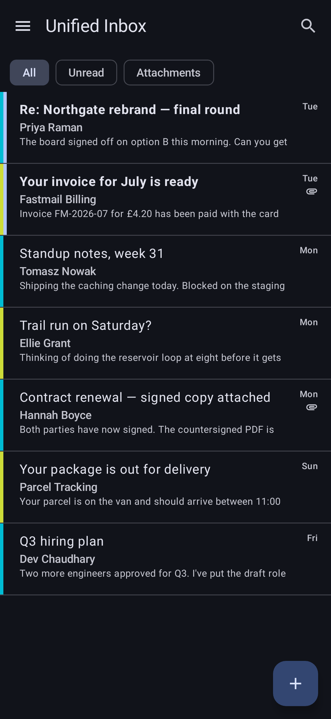 MA Email screenshot 1