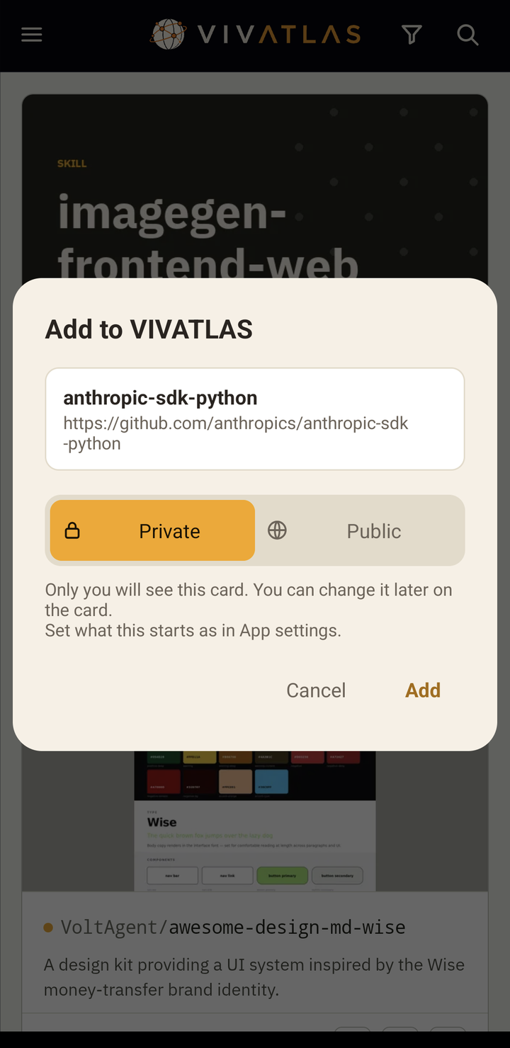 VIVATLAS screenshot 2