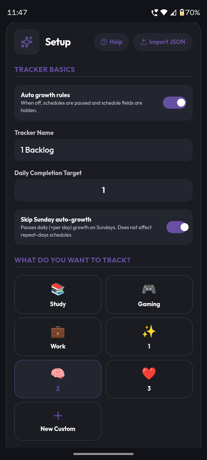 Backlog Tracker screenshot 2