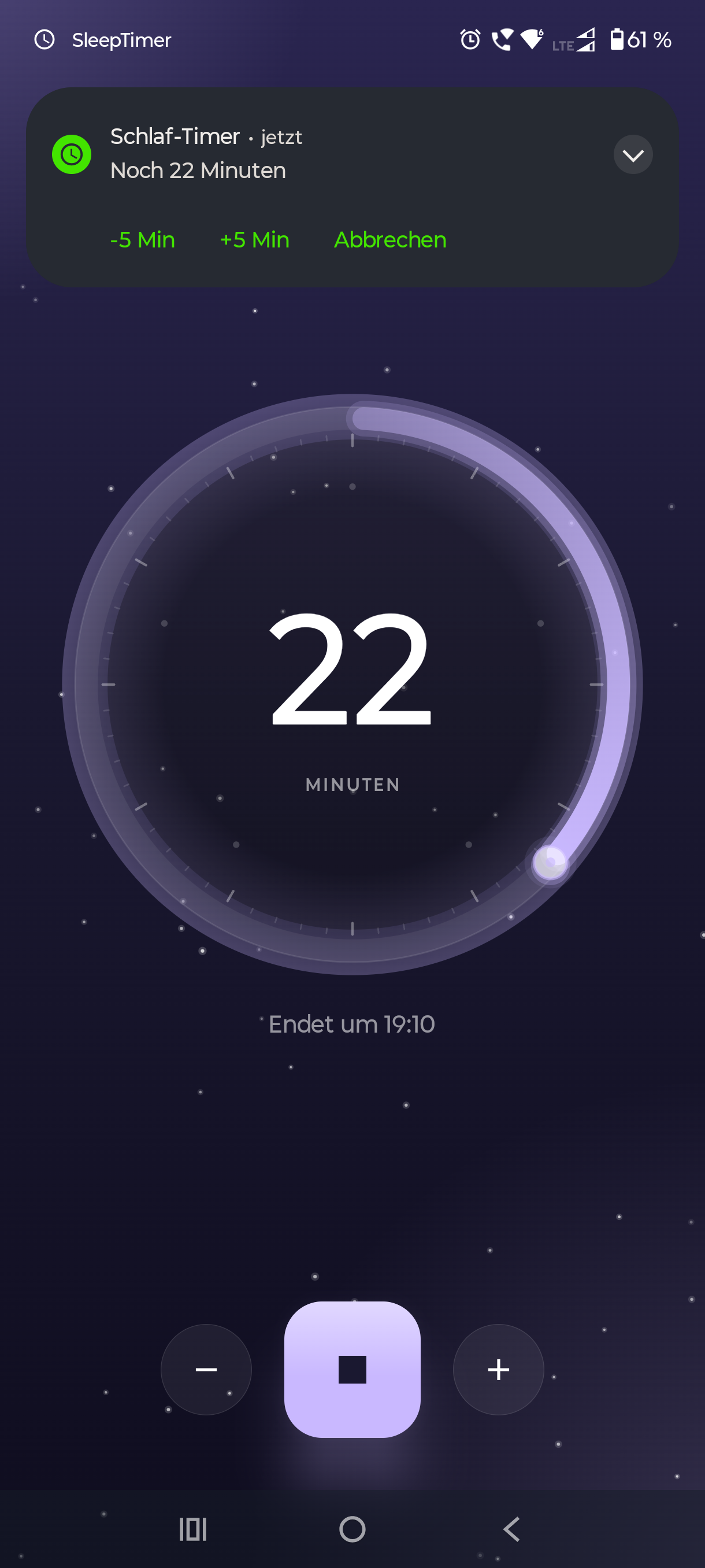 SleepTimer screenshot 1