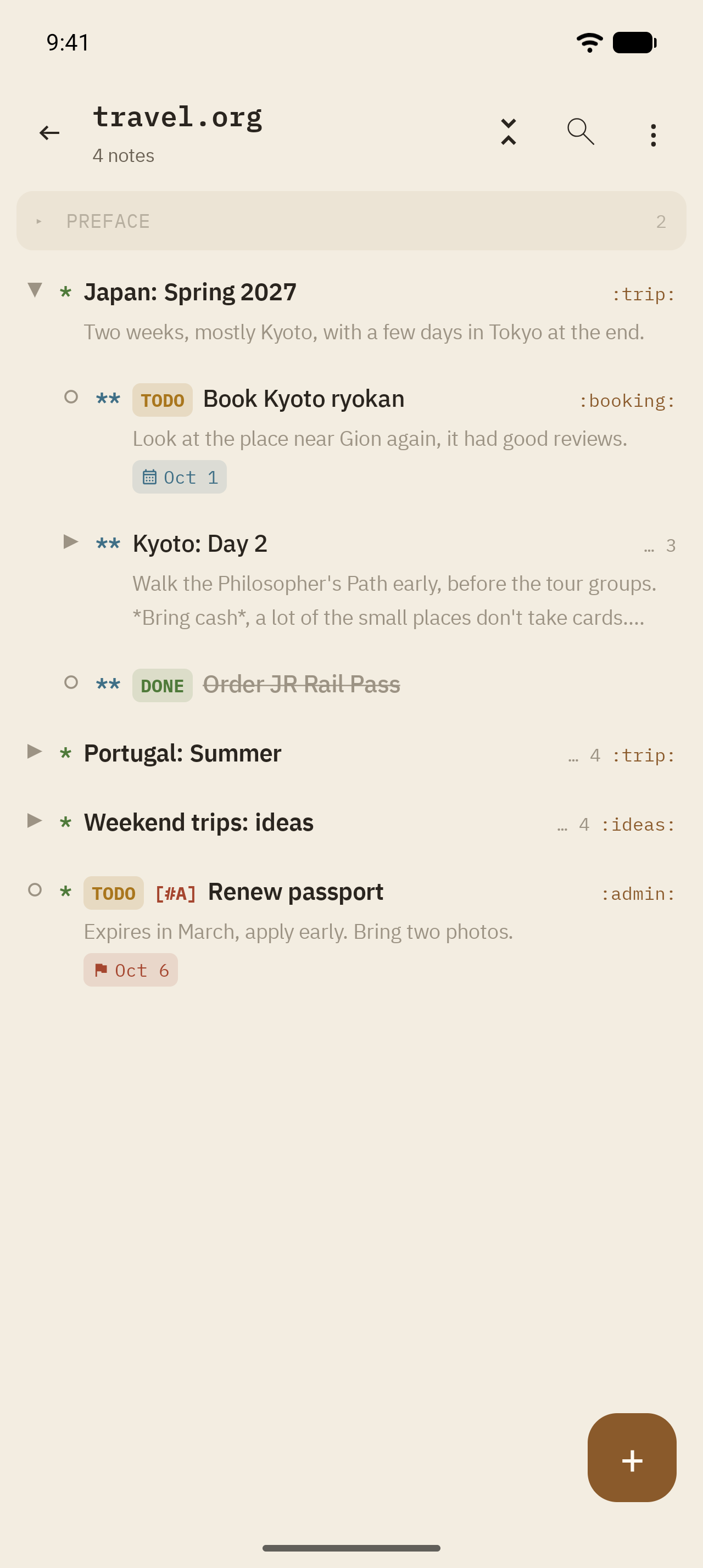 Grove screenshot 2