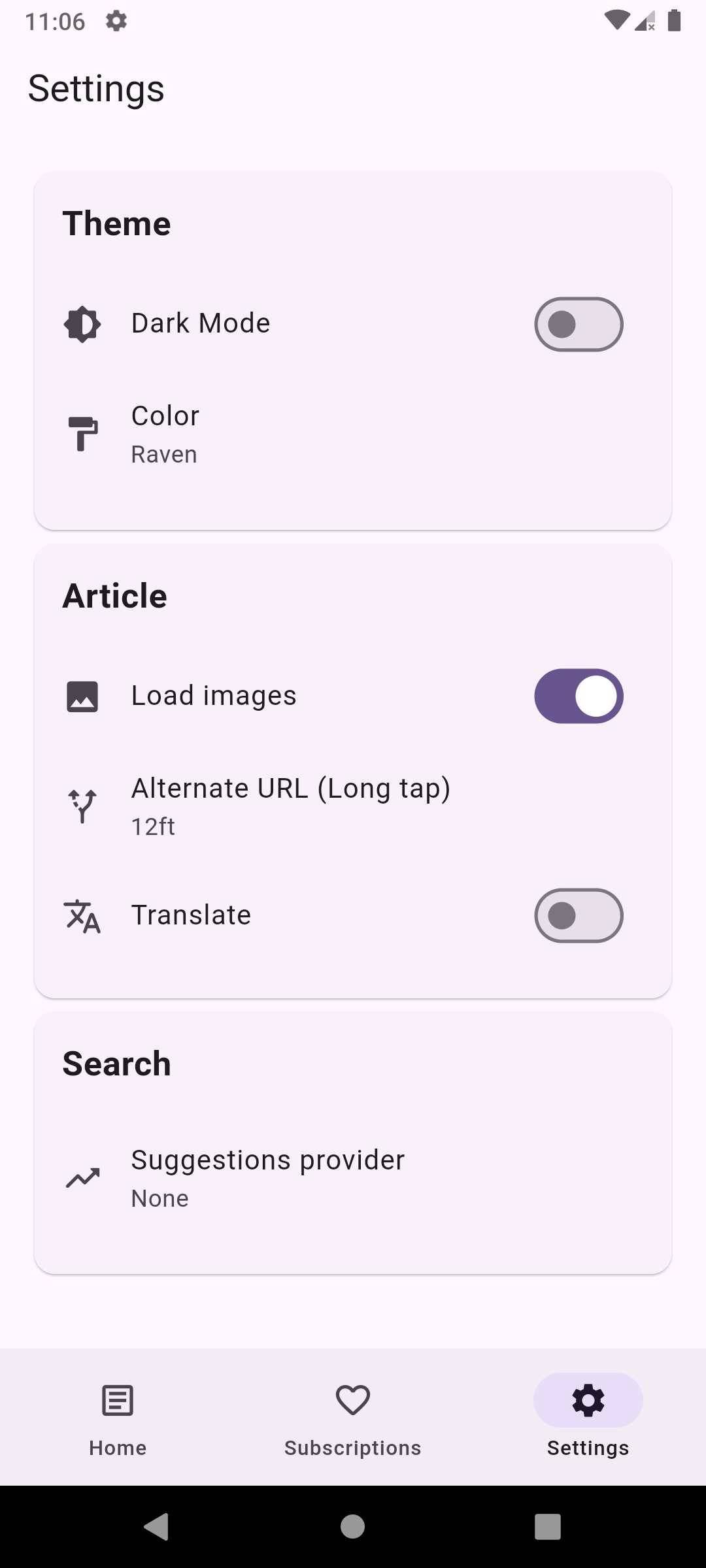Raven screenshot 3