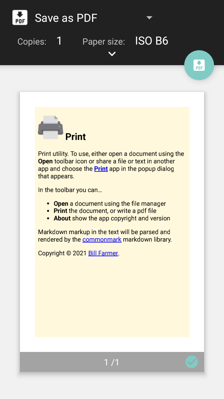 Print screenshot 2