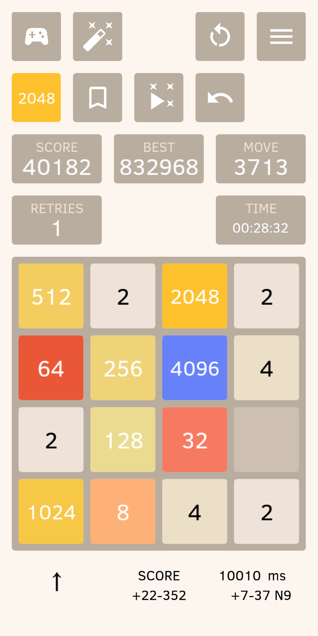 2048 Open Fun Game screenshot 1