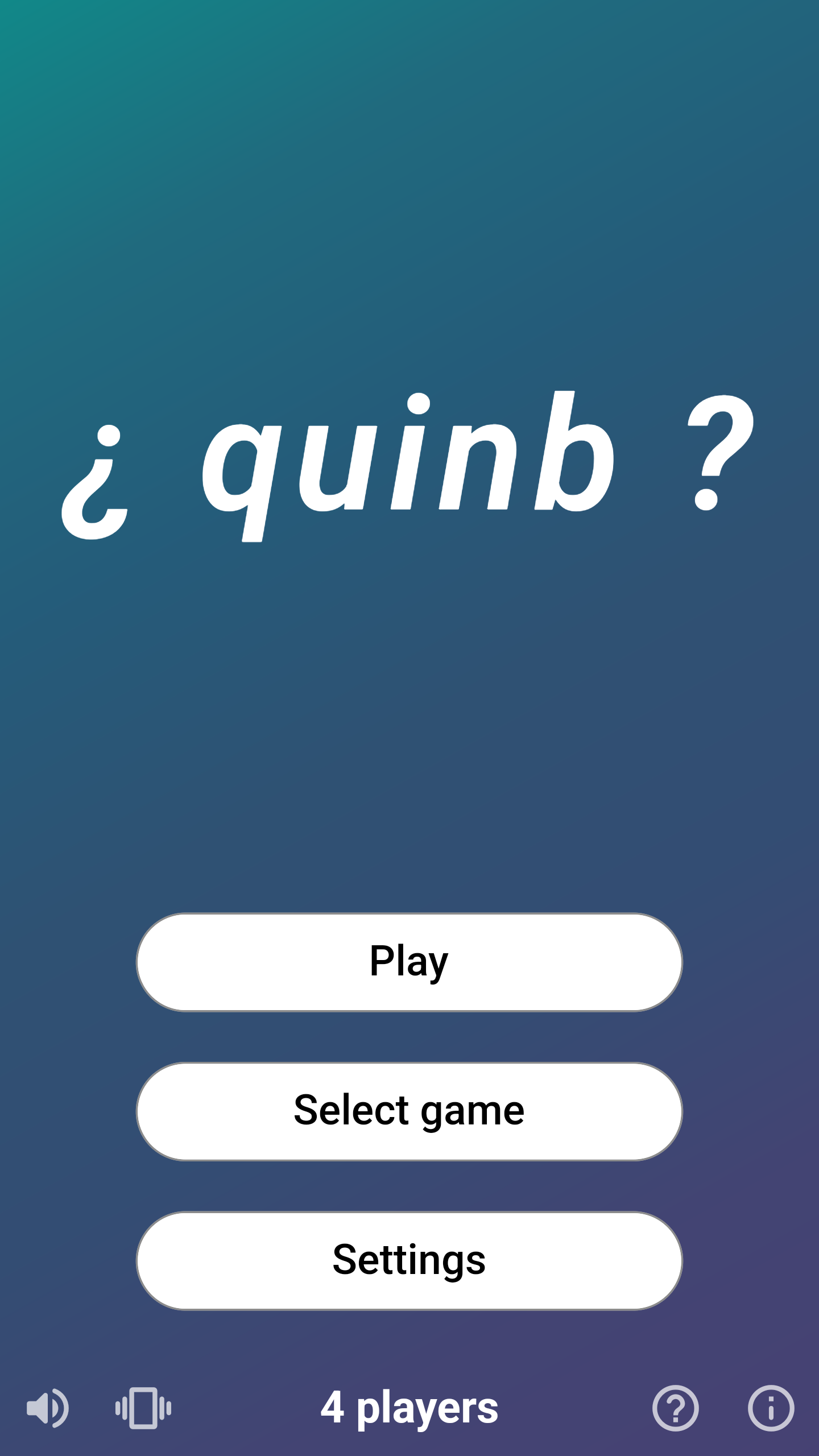 Quinb: 4 players reaction game screenshot 1