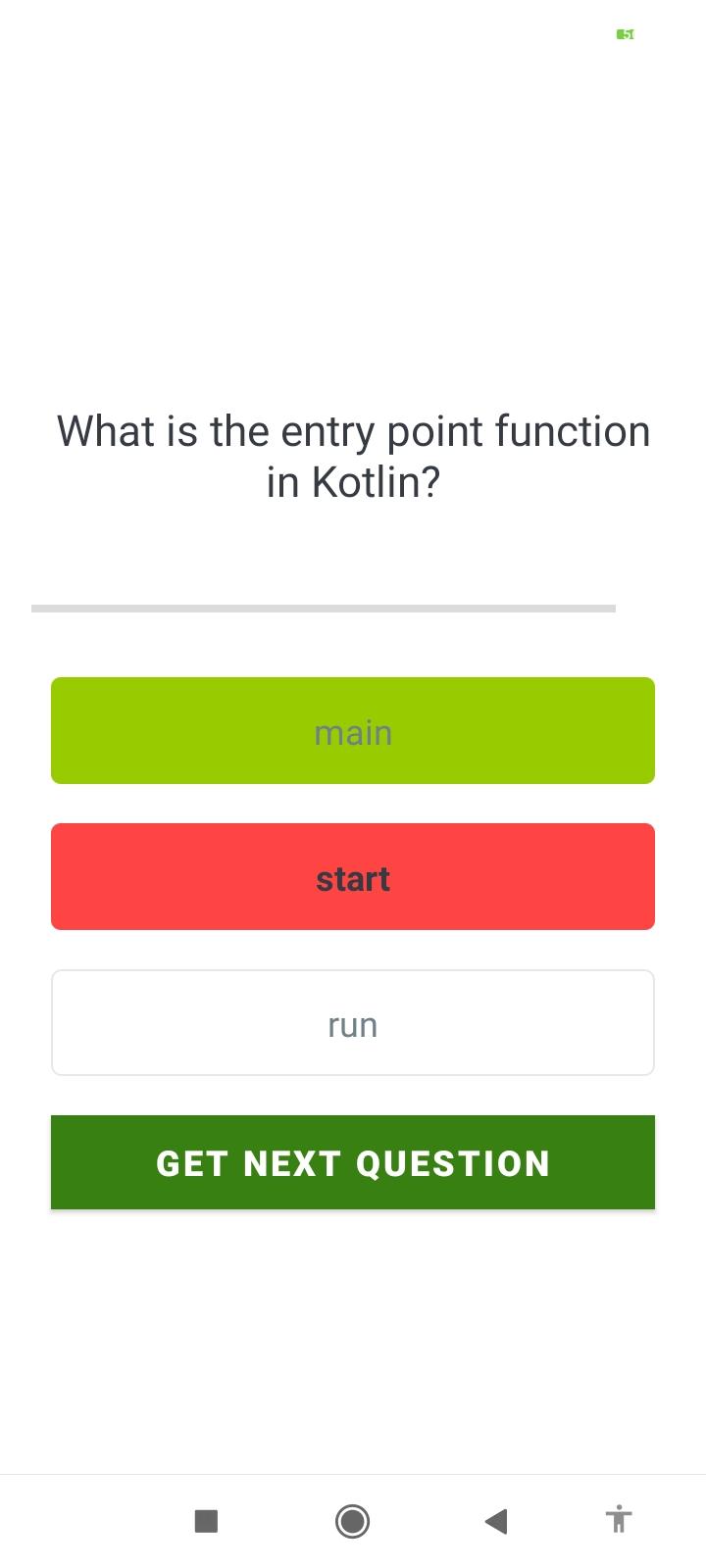 Kotlin Quiz screenshot 3