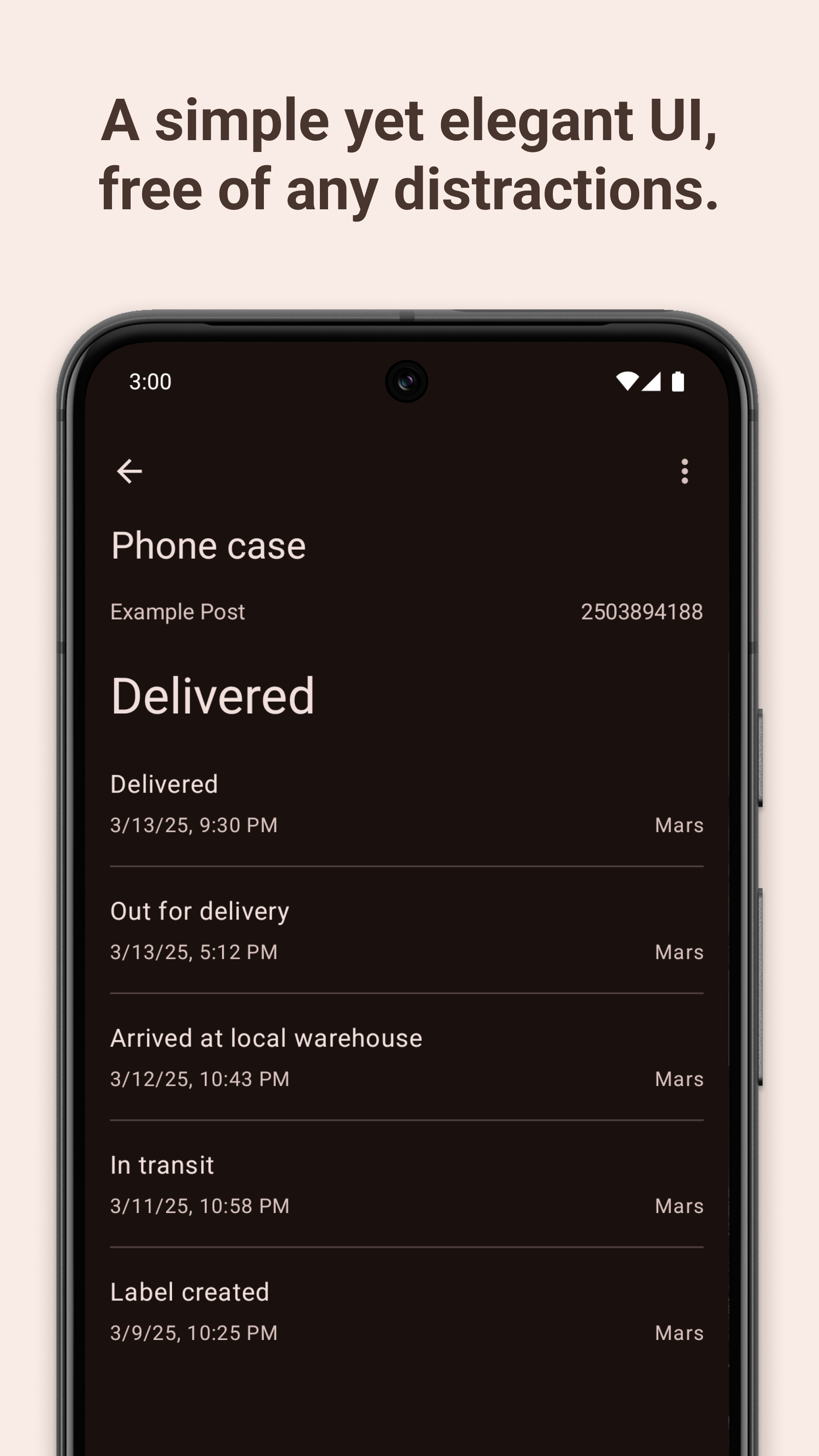 Deliveries: Track your parcels screenshot 2