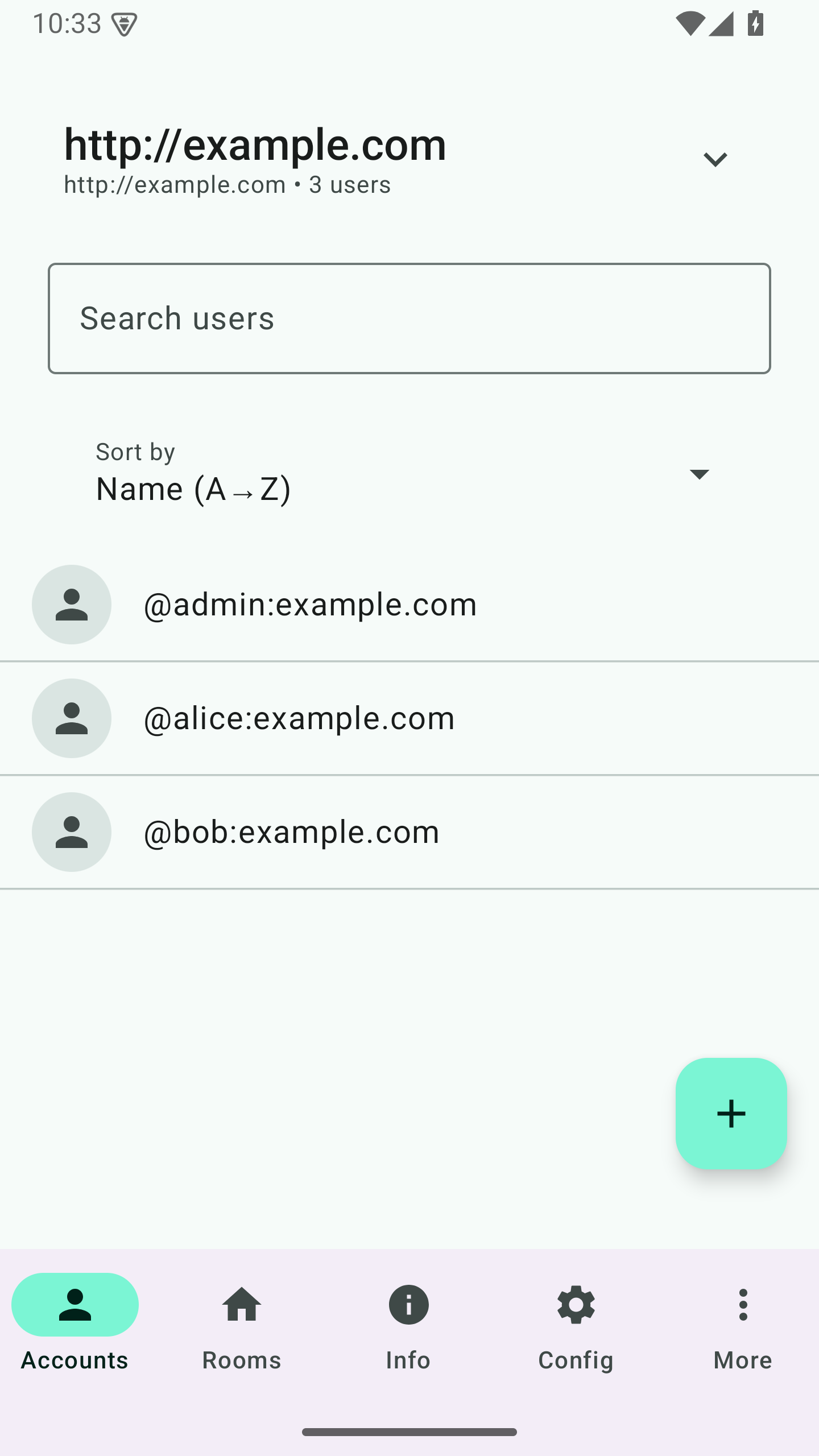 Matrix Synapse Manager screenshot 1