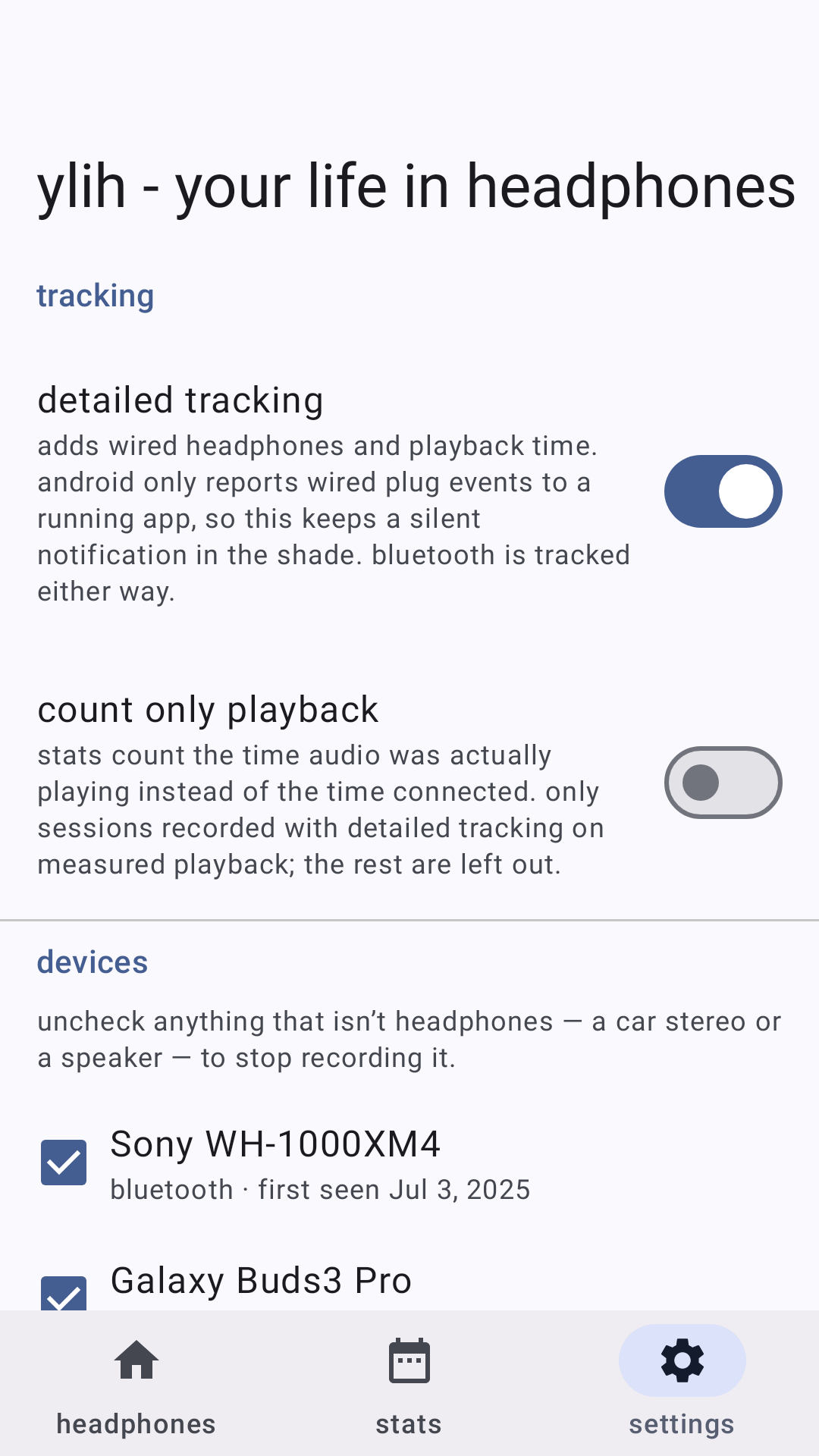 ylih - your life in headphones screenshot 4