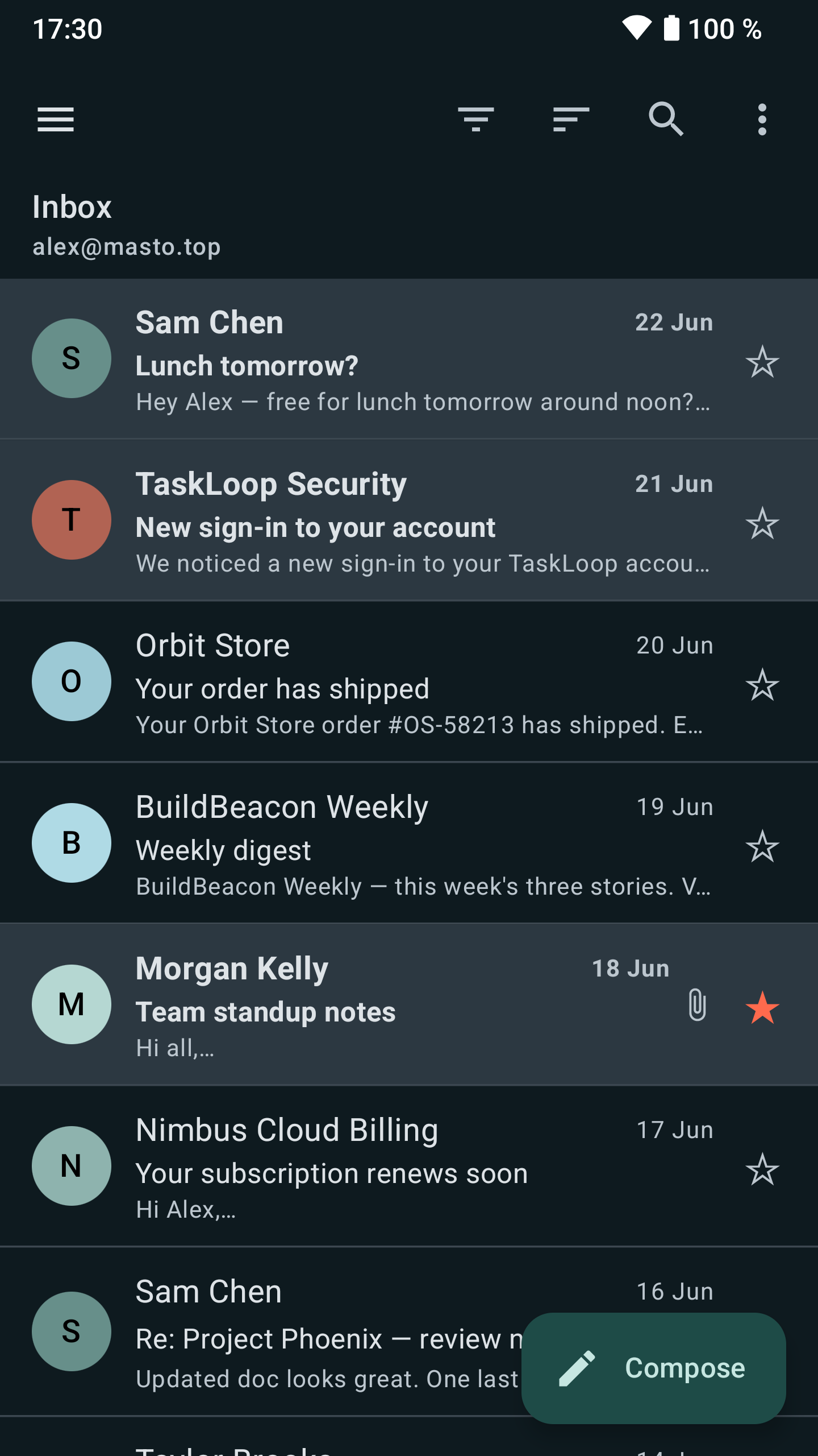 Sterna Mail screenshot 6