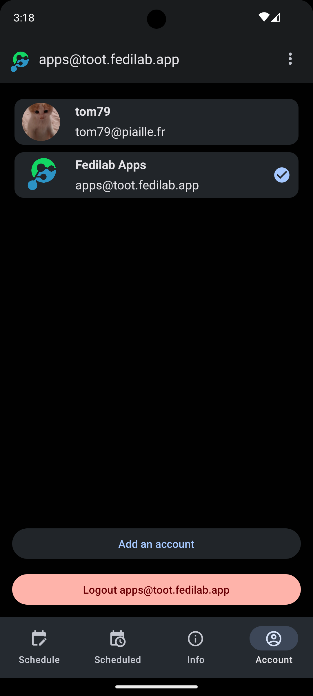 Fediplan screenshot 2