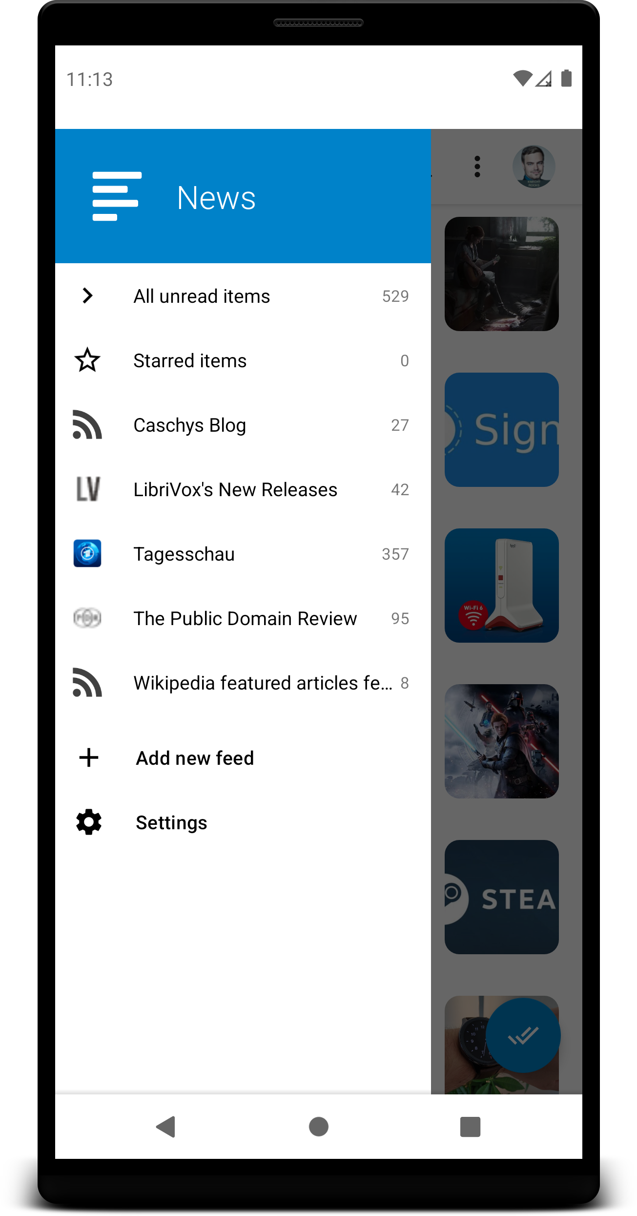 Nextcloud News screenshot 2