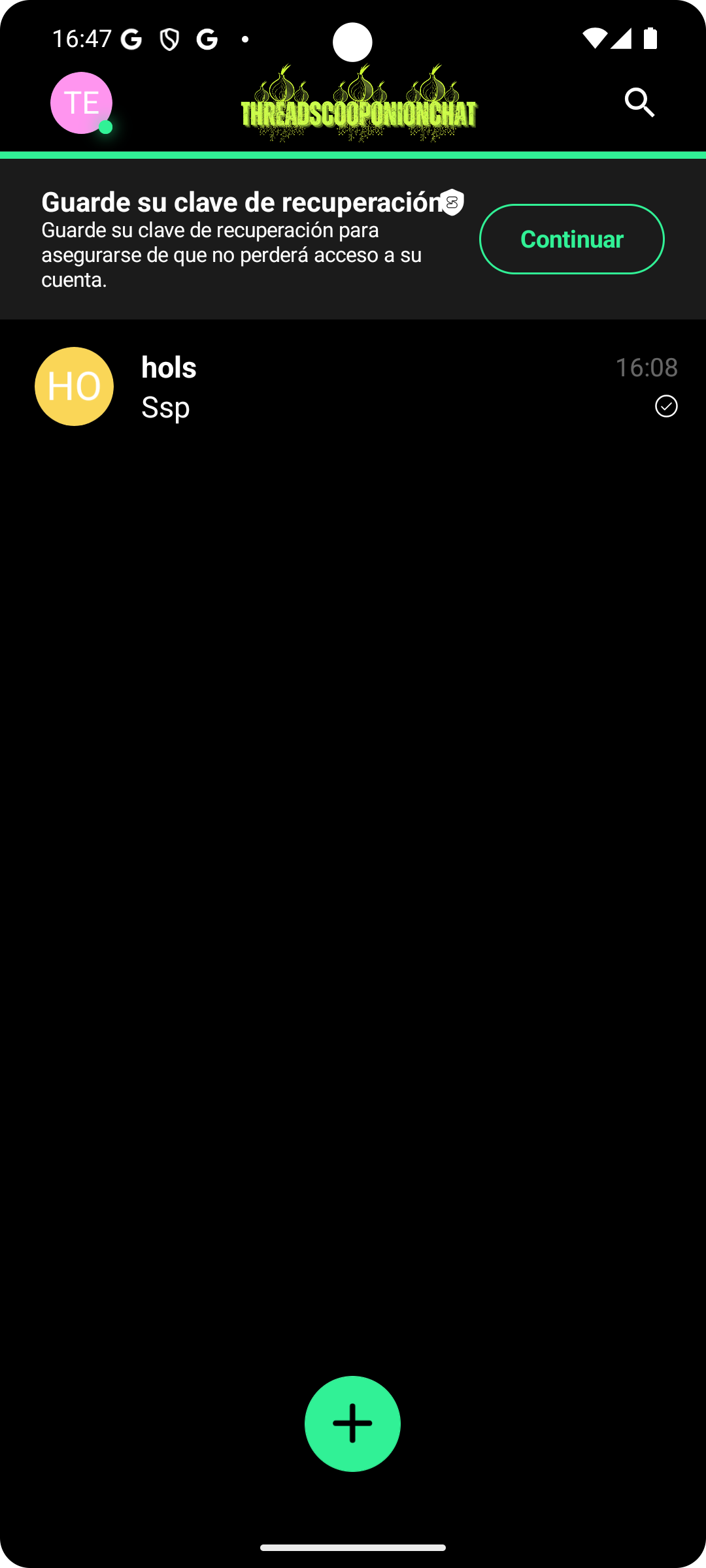 ThreatScoopOnionChat screenshot 1
