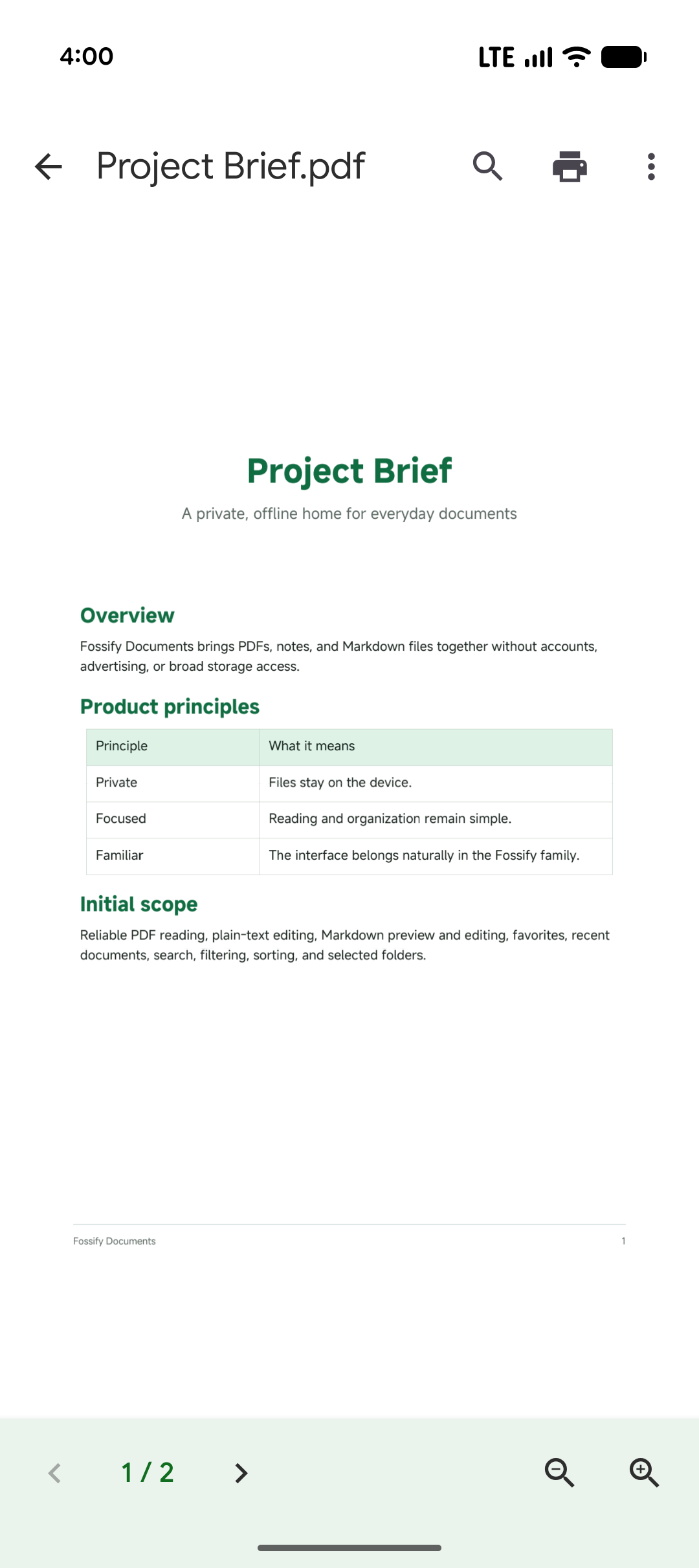 Fossify Documents Beta screenshot 4