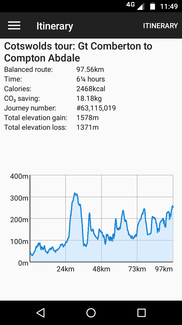 CycleStreets screenshot 4
