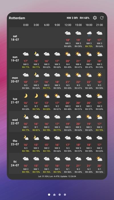 WeatherGrid screenshot 3