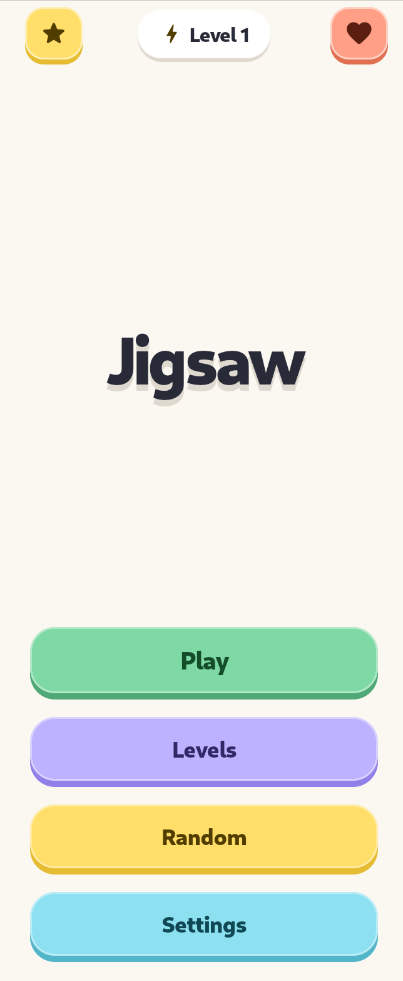 Jigsaw Solitaire screenshot 1