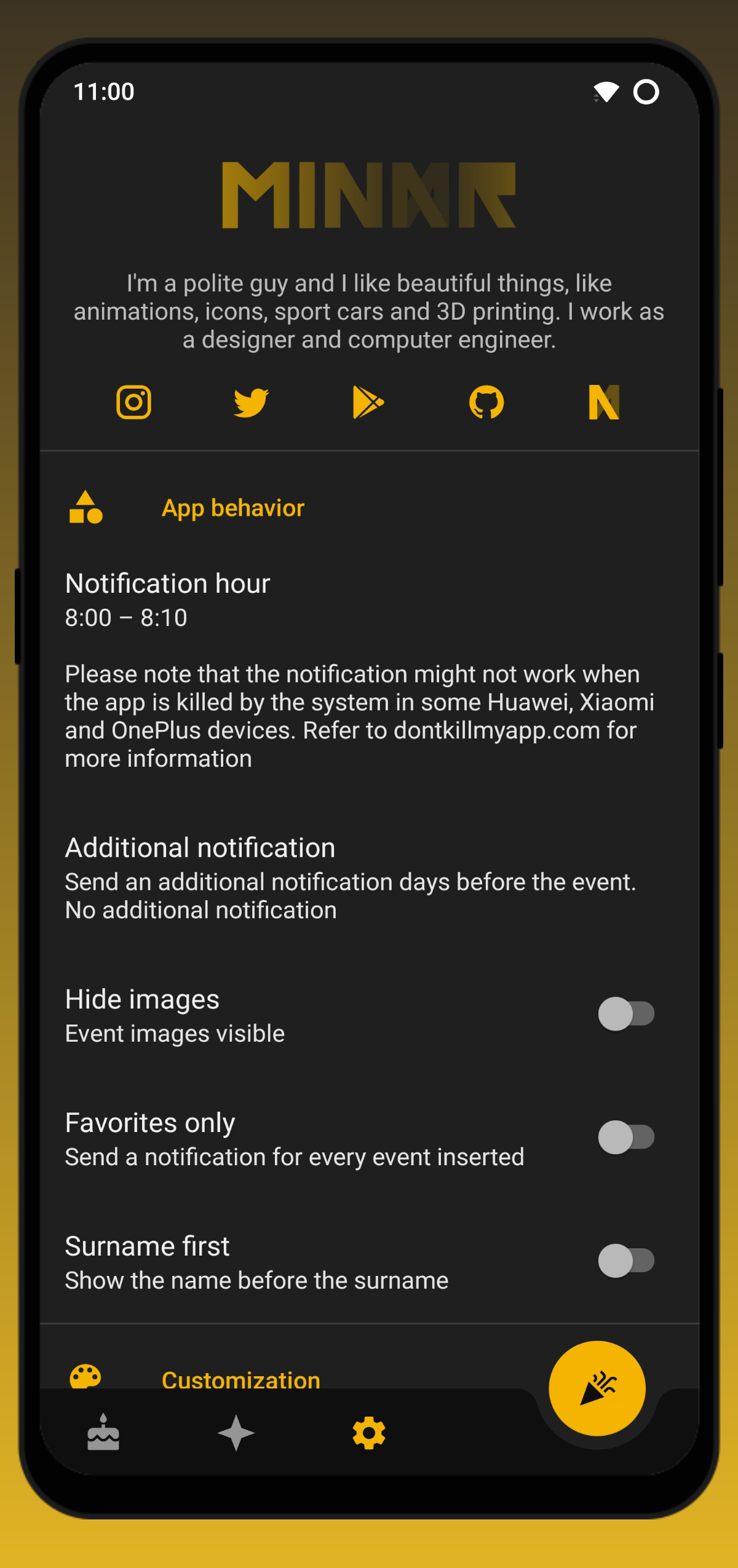 Birday - Birthday Manager screenshot 11