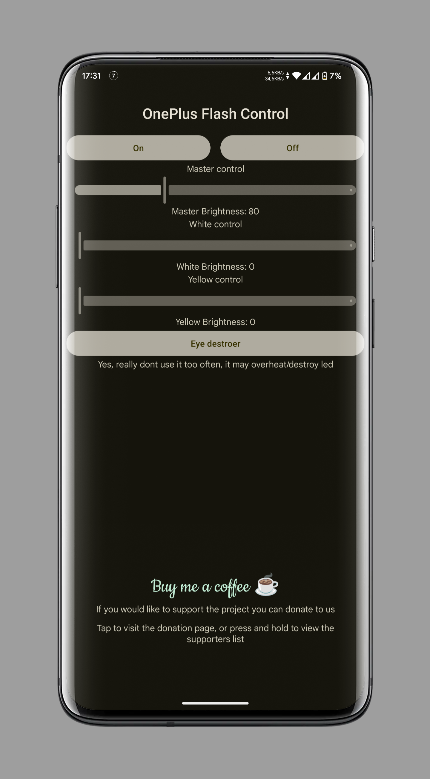 OnePlus Flash Control screenshot 1