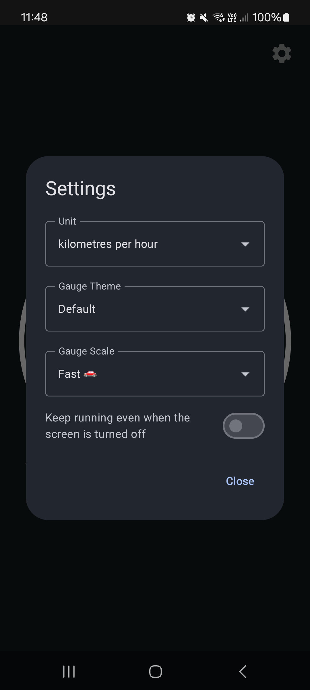 Status Bar Speedometer screenshot 4