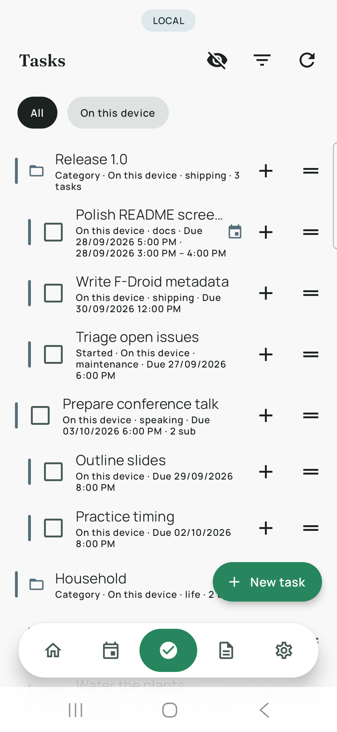 TaskDav screenshot 3
