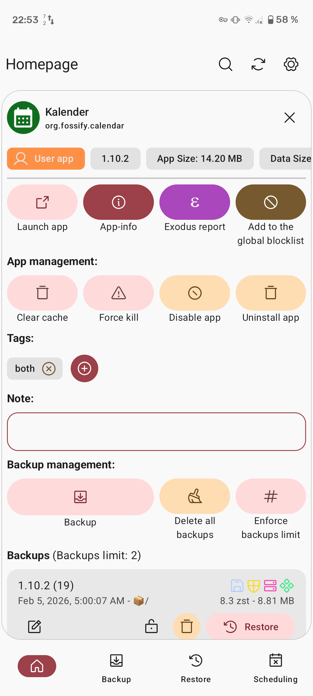 Neo Backup screenshot 6