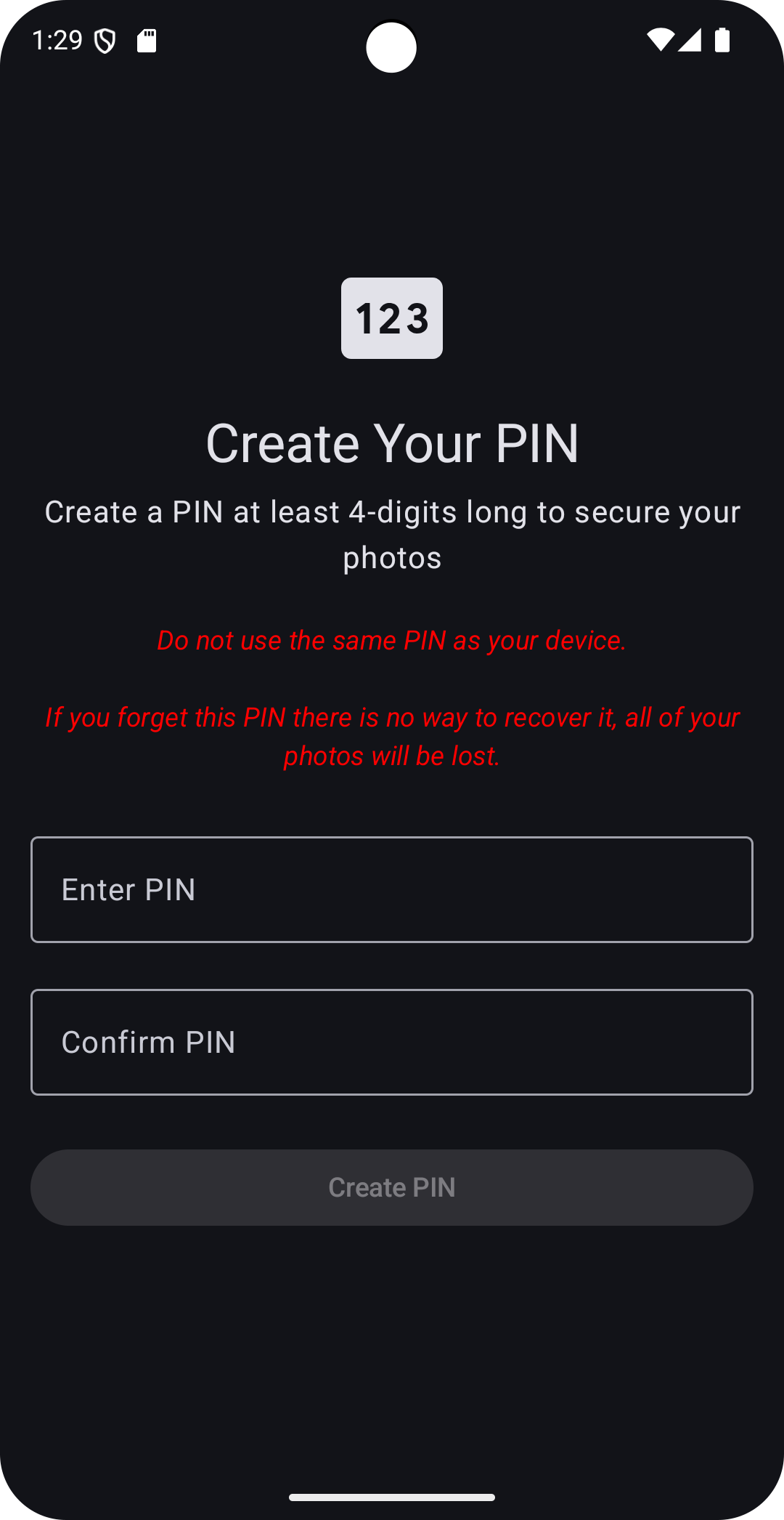 SnapSafe screenshot 2