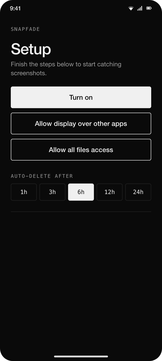 SnapFade screenshot 1