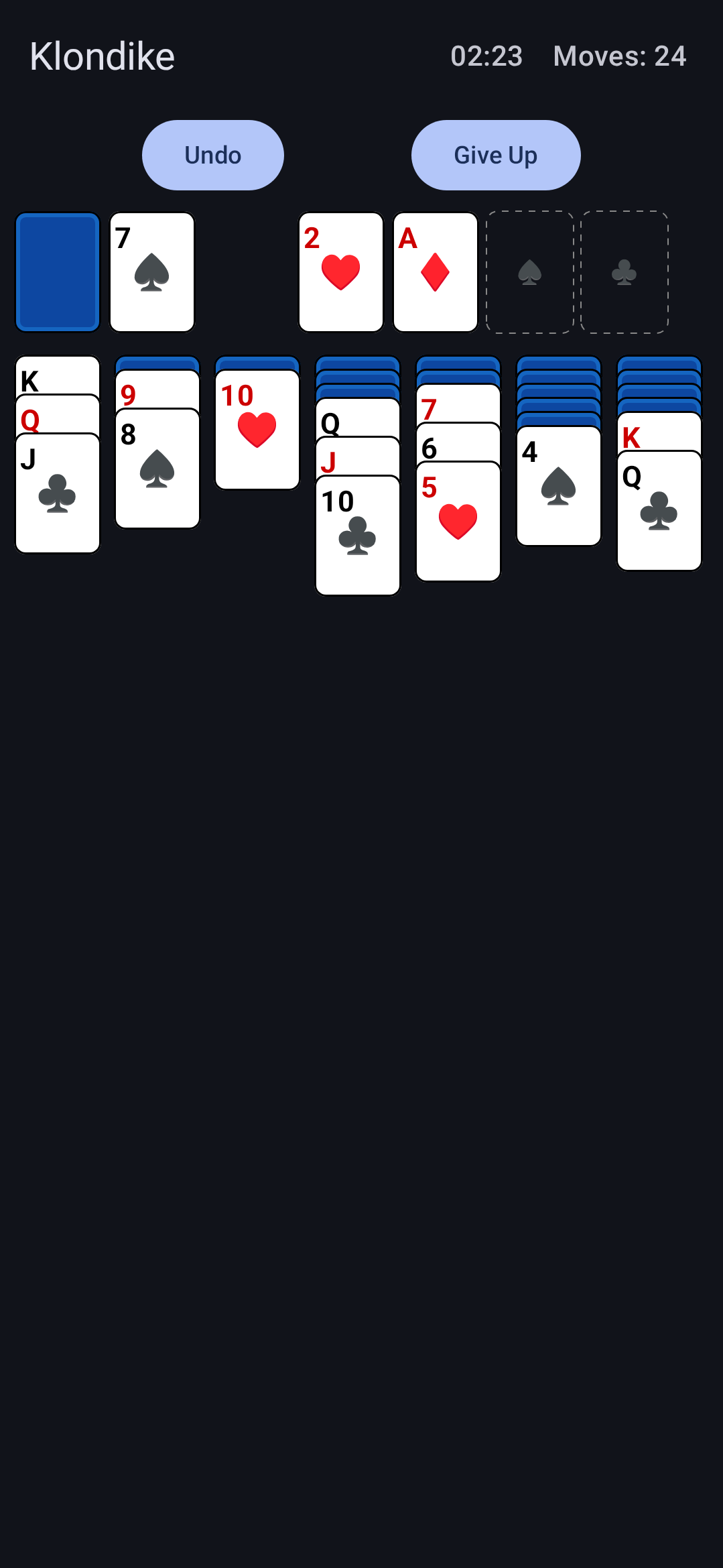 MA Solitaire screenshot 1