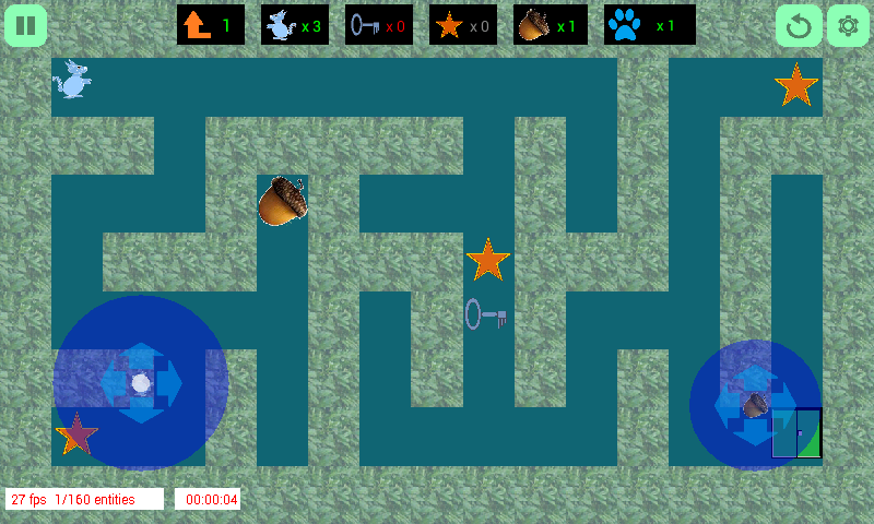 The Squirrel's Maze 2D screenshot 2