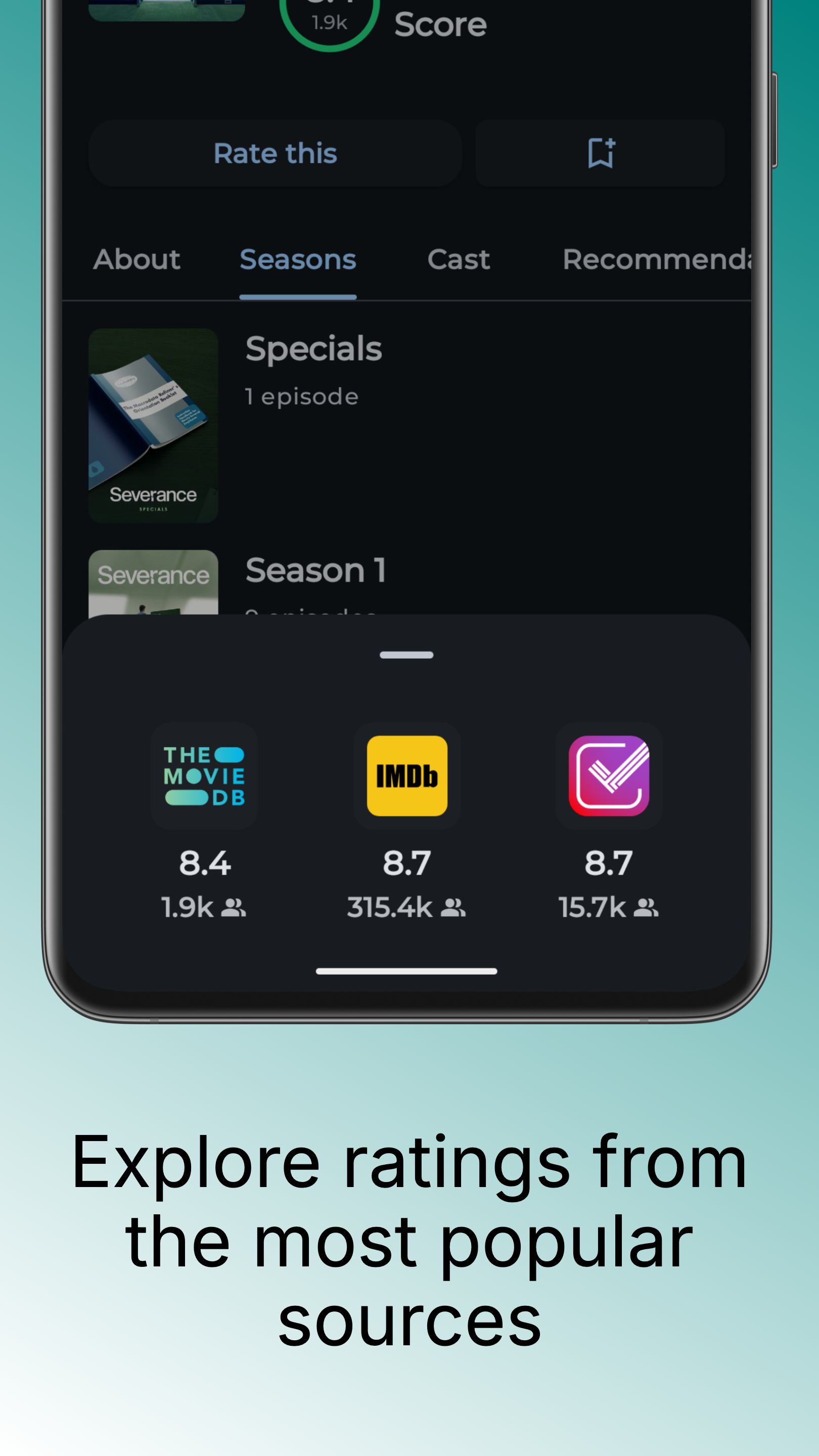 ScenePeek - TMDB & Seerr screenshot 5