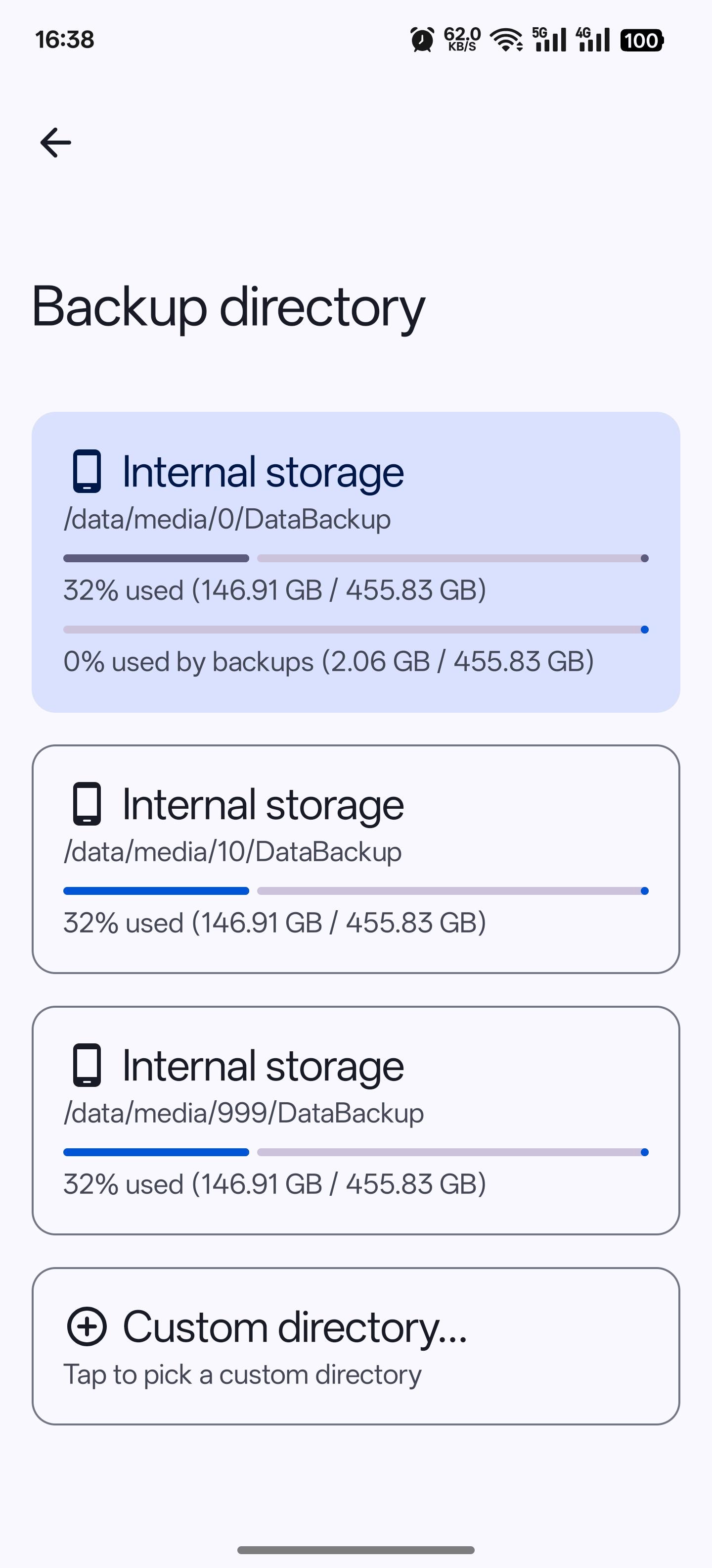 DataBackup screenshot 4
