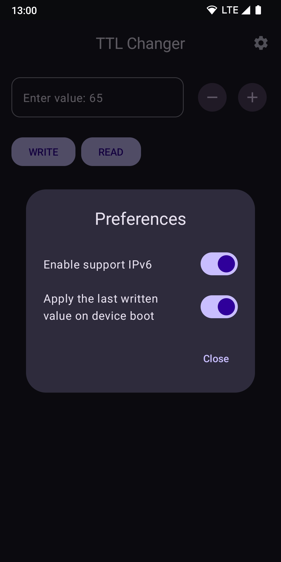 TTL Changer screenshot 2