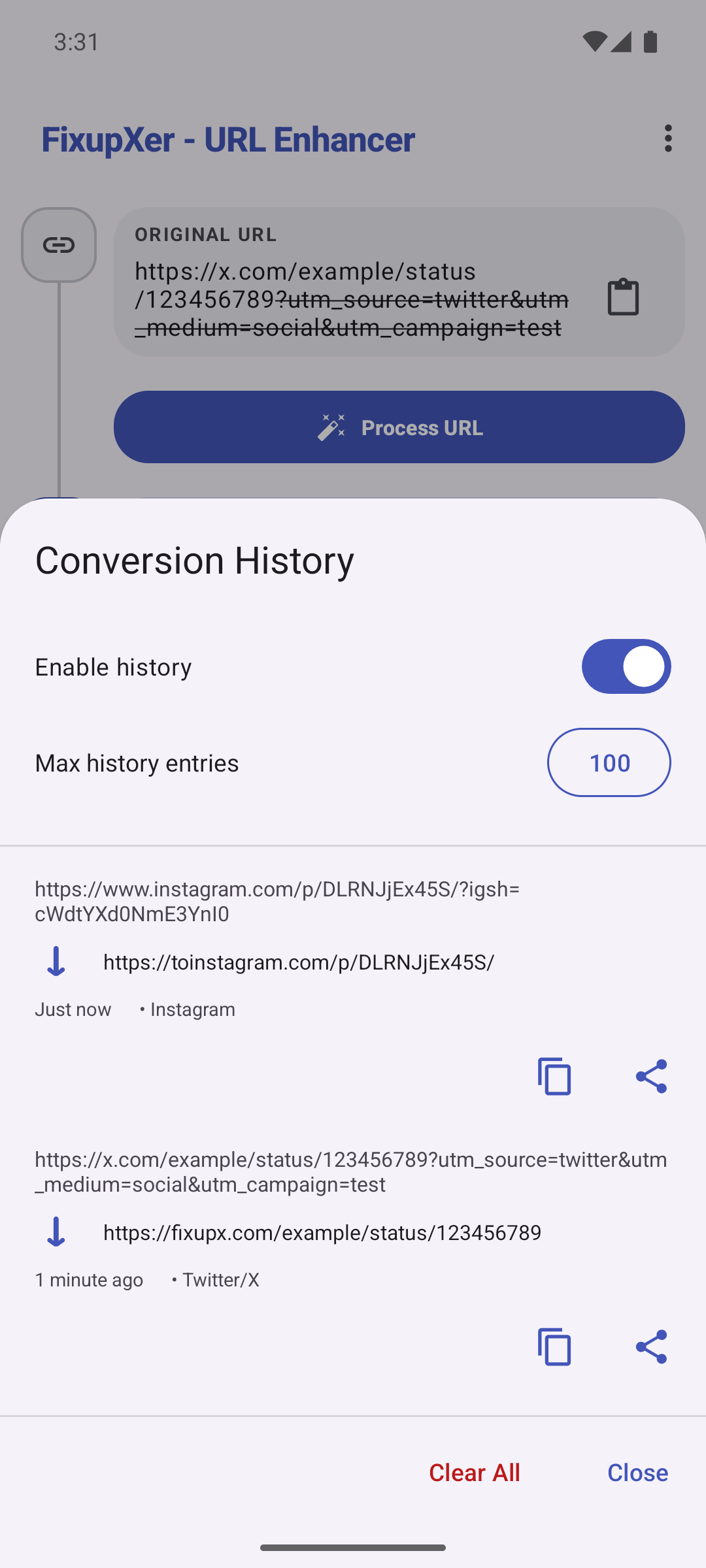 FixupXer - URL Enhancer screenshot 2