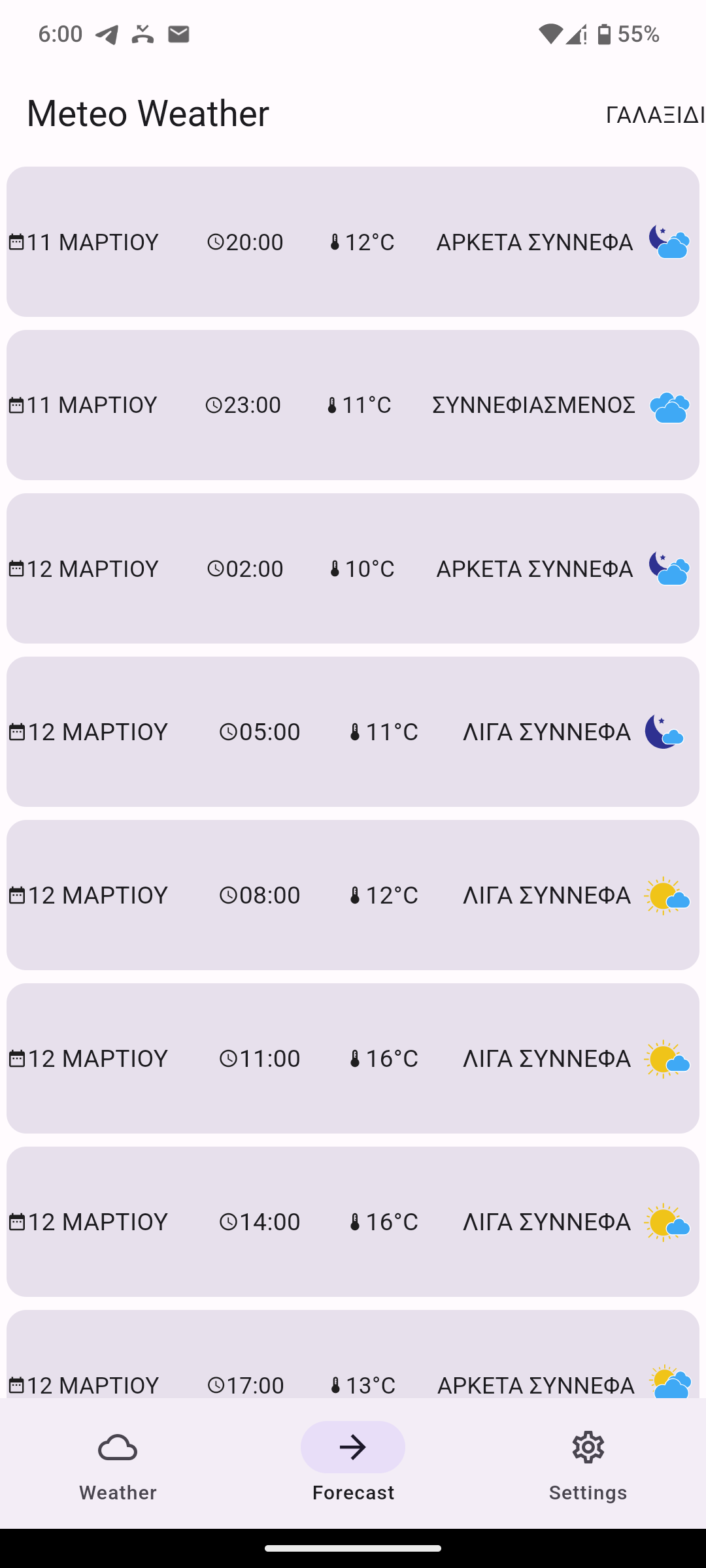 Meteo Weather Greece screenshot 5
