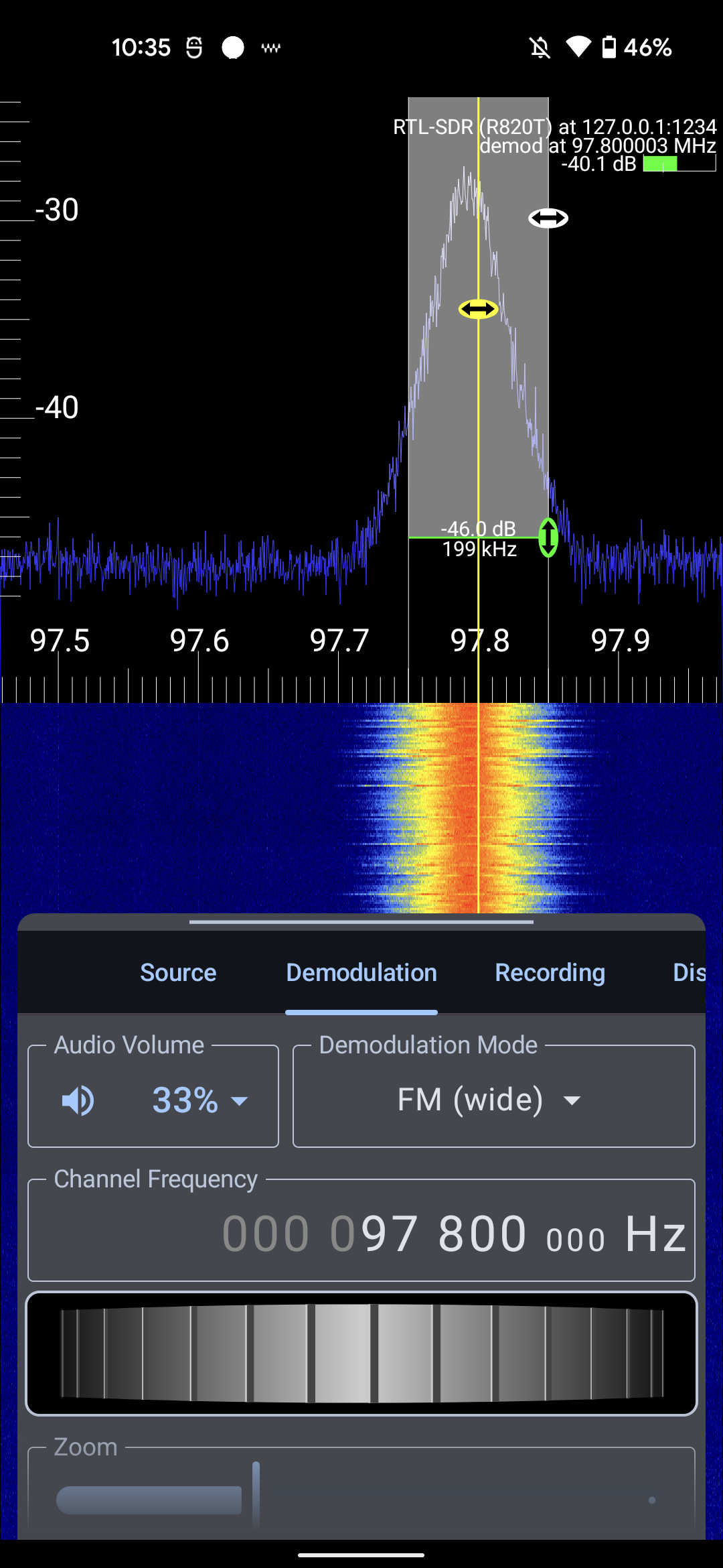 RF Analyzer (FOSS) screenshot 1