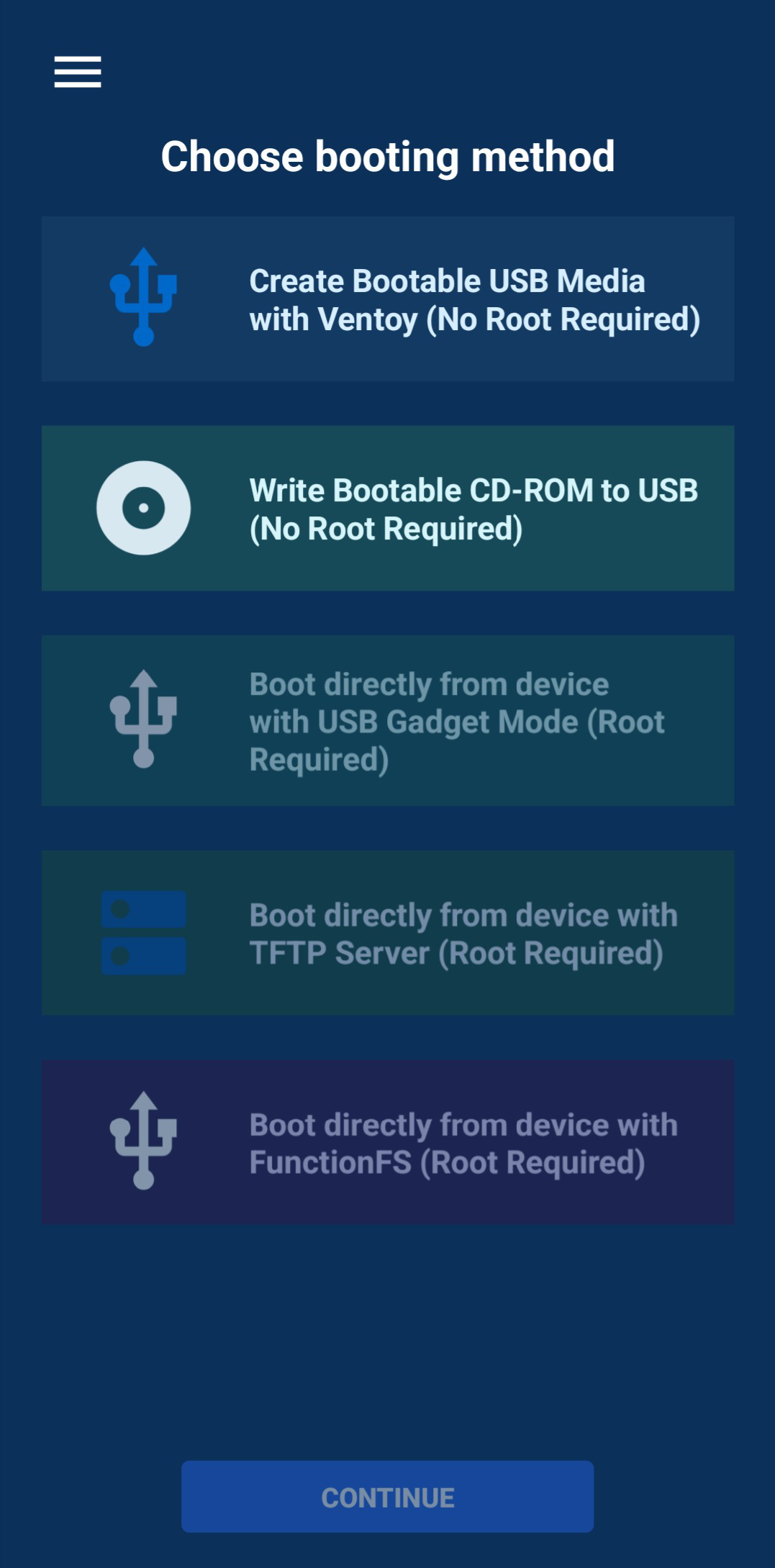 MultiBooter screenshot 1