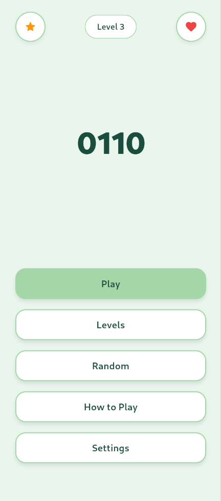Binary Puzzle screenshot 1