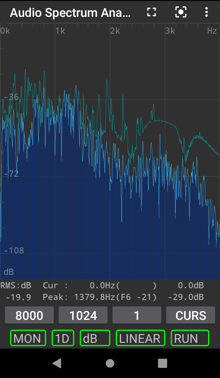 Audio Spectrum Analyzer screenshot 1